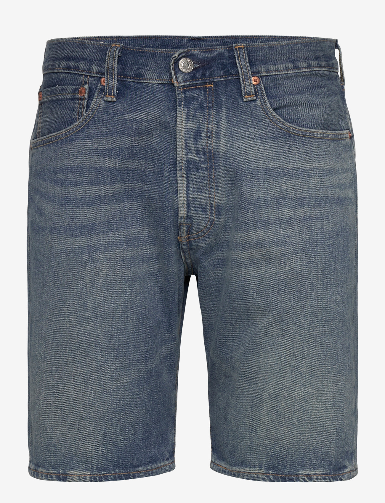 Levi's® - 501 ORIGINAL SHORTS ON THE WAY - jorts - med indigo - worn in - 1