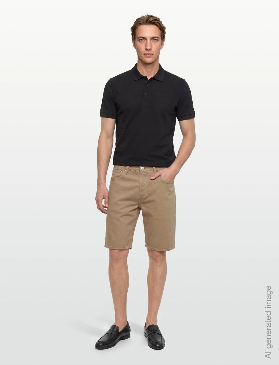 Levi's® - 501 ORIGINAL SHORTS CARDBOARD - jorts - tans - 0