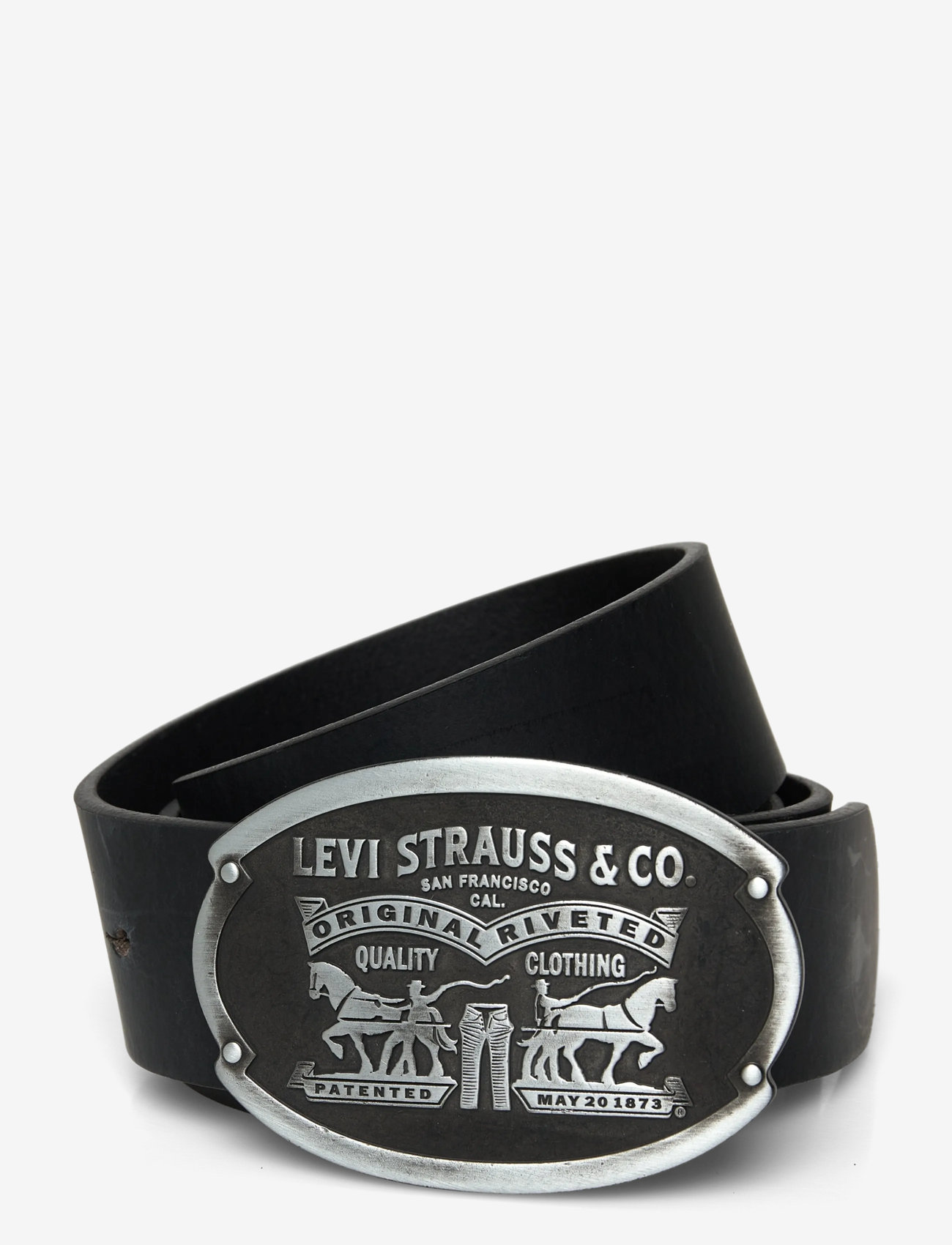 Levi's® - BILLY PLAQUE BELT REGULAR BLAC - blacks - 0