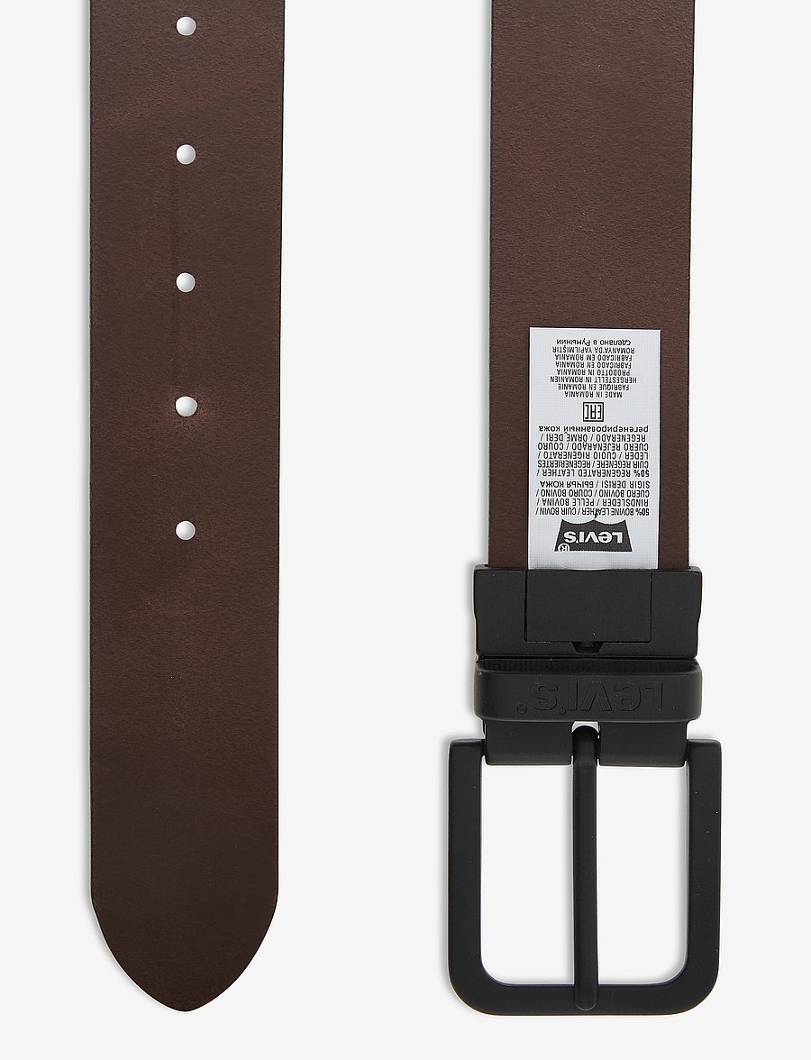 Levi's® - LM BELT REVERSIBLE REV COR MET - klassische gürtel - blacks - 3
