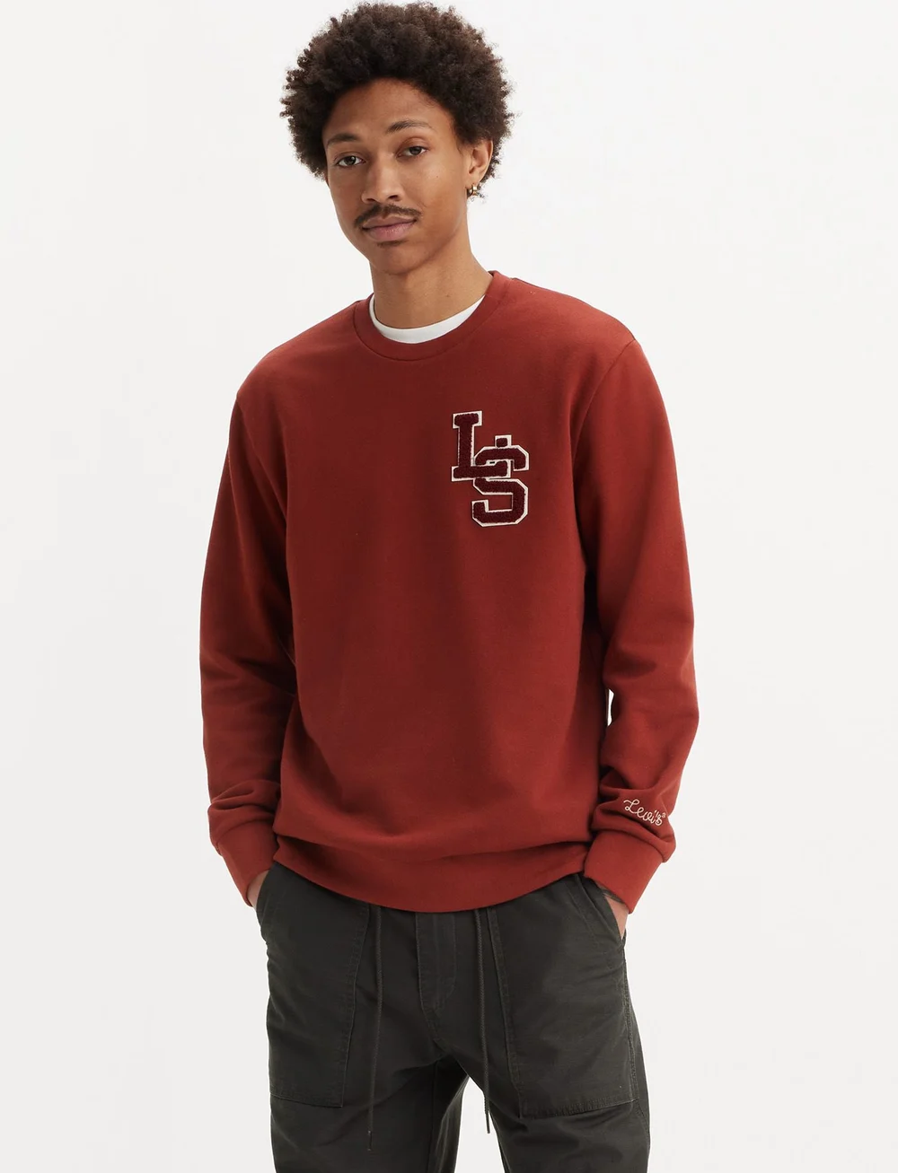Crew neck levis sales