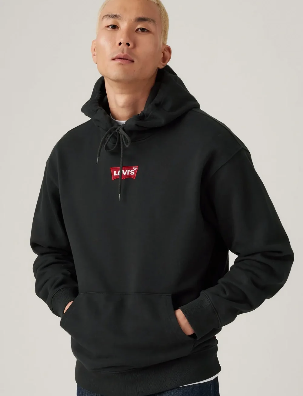 Levi's® - RELAXED GRAPHIC PO BI BADGE BW - hettegensere - blacks - 0
