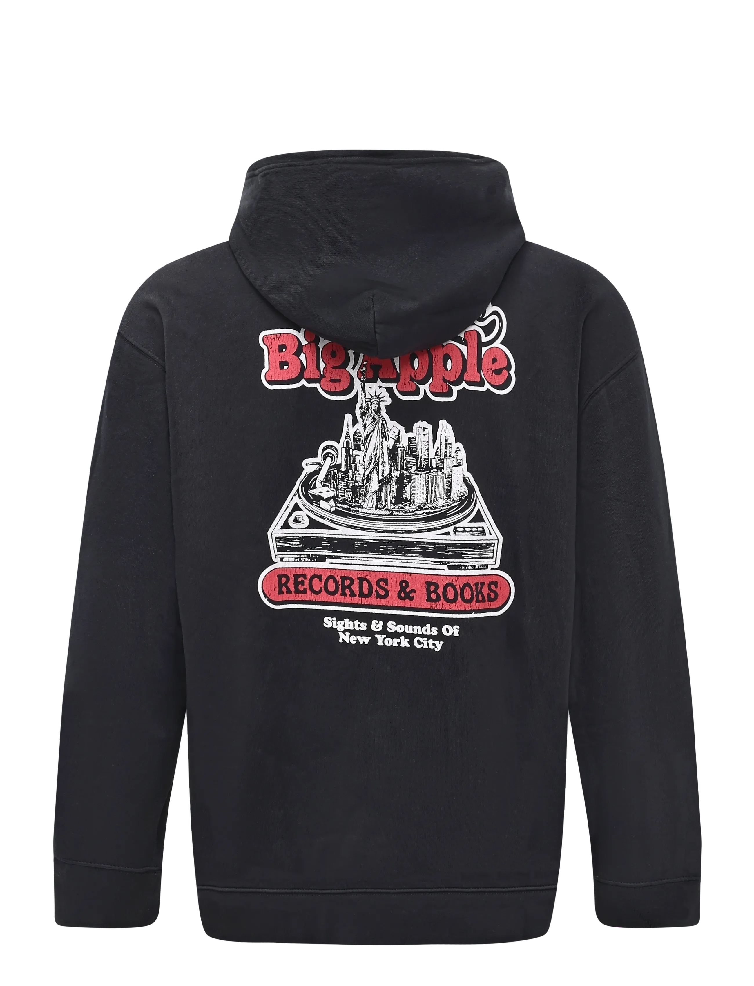 Sweatshirt 'Relaxed Graphic Po' knallröd / svart 3
