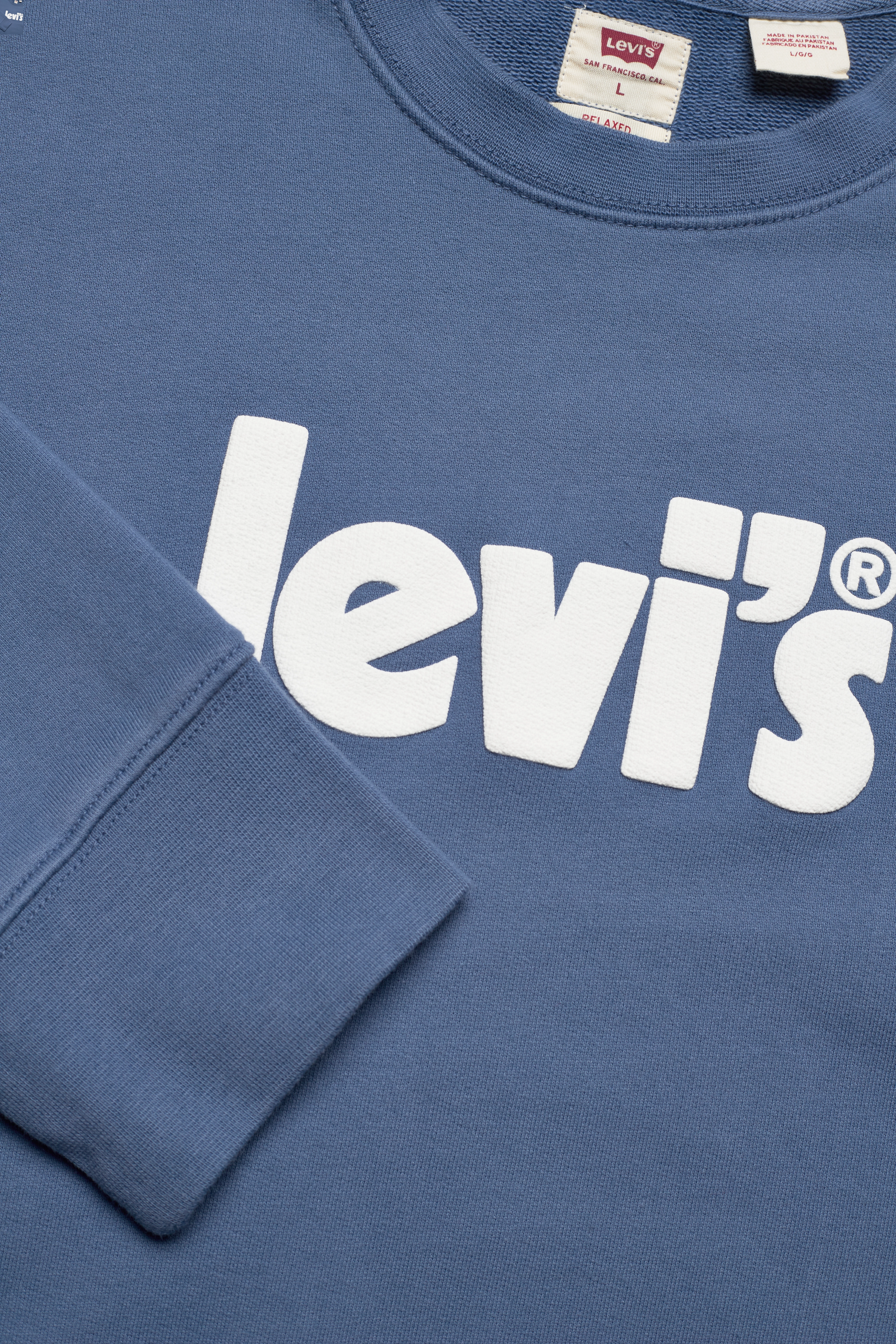 LEVI´S Men - RELAXD GRAPHIC CREW POSTER CRE - blues - 2
