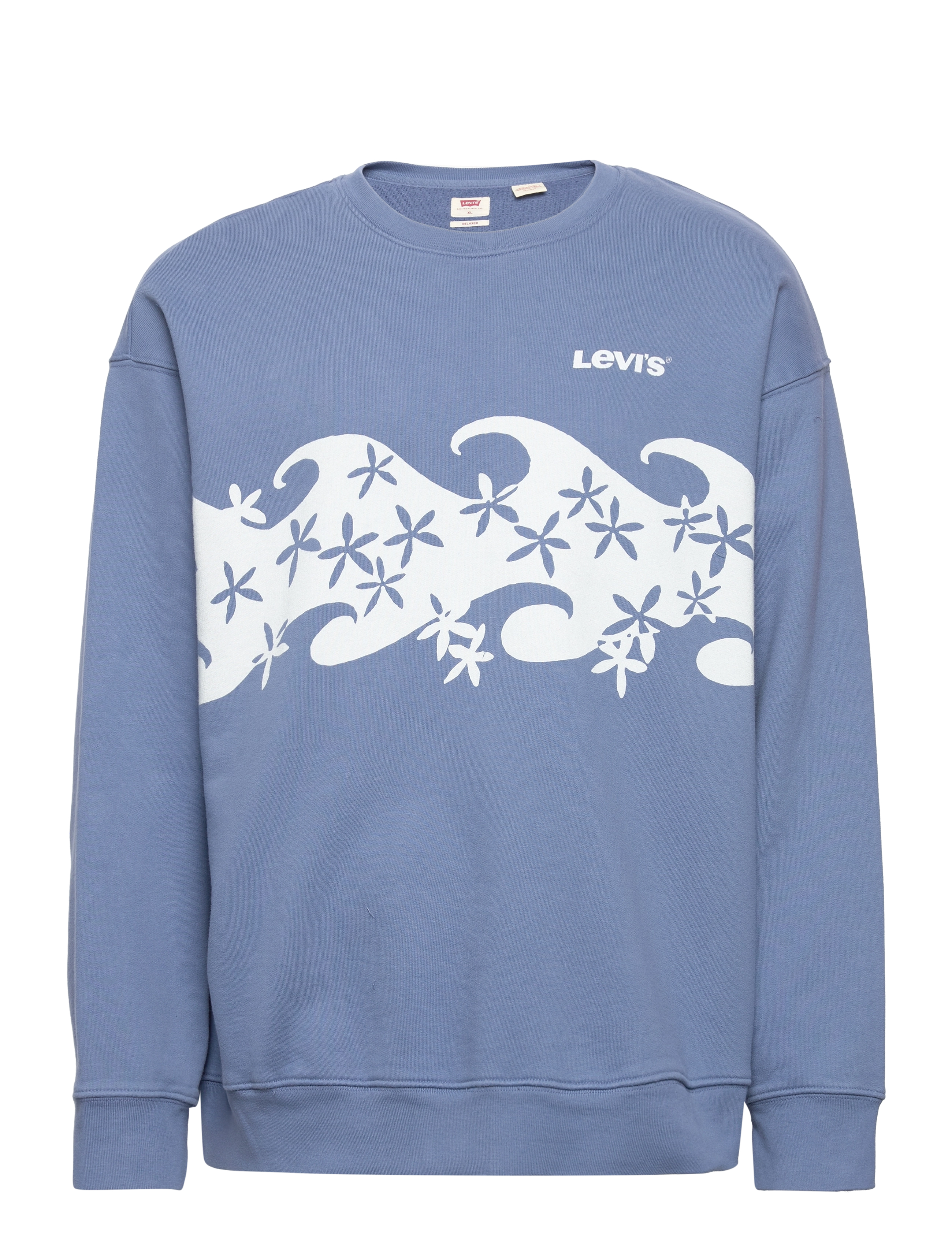 LEVI´S Men - RELAXD GRAPHIC CREW CHEST WAVE - blues - 0