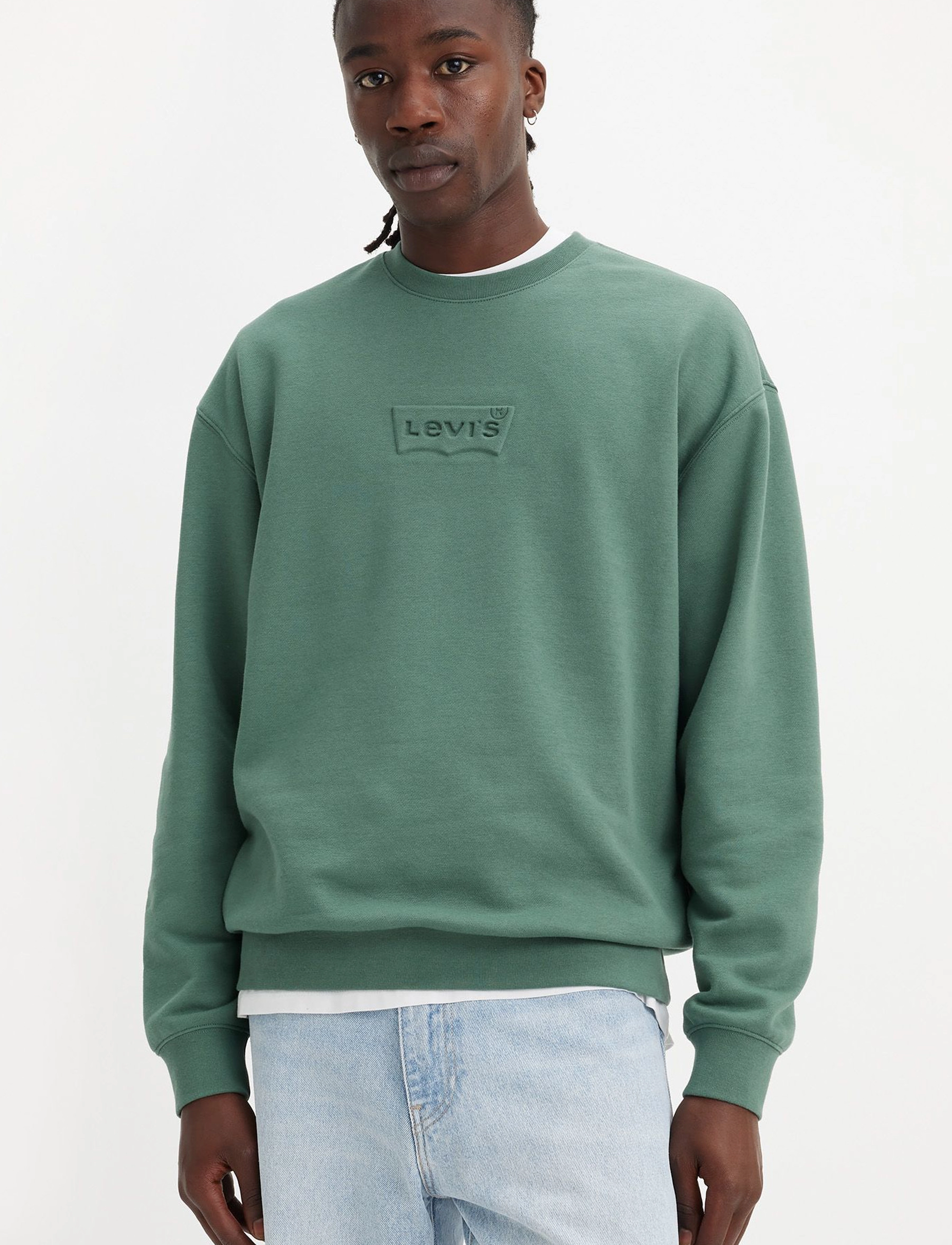 LEVI´S Men - RELAXD GRAPHIC CREW BW CREW DA - greens - 3