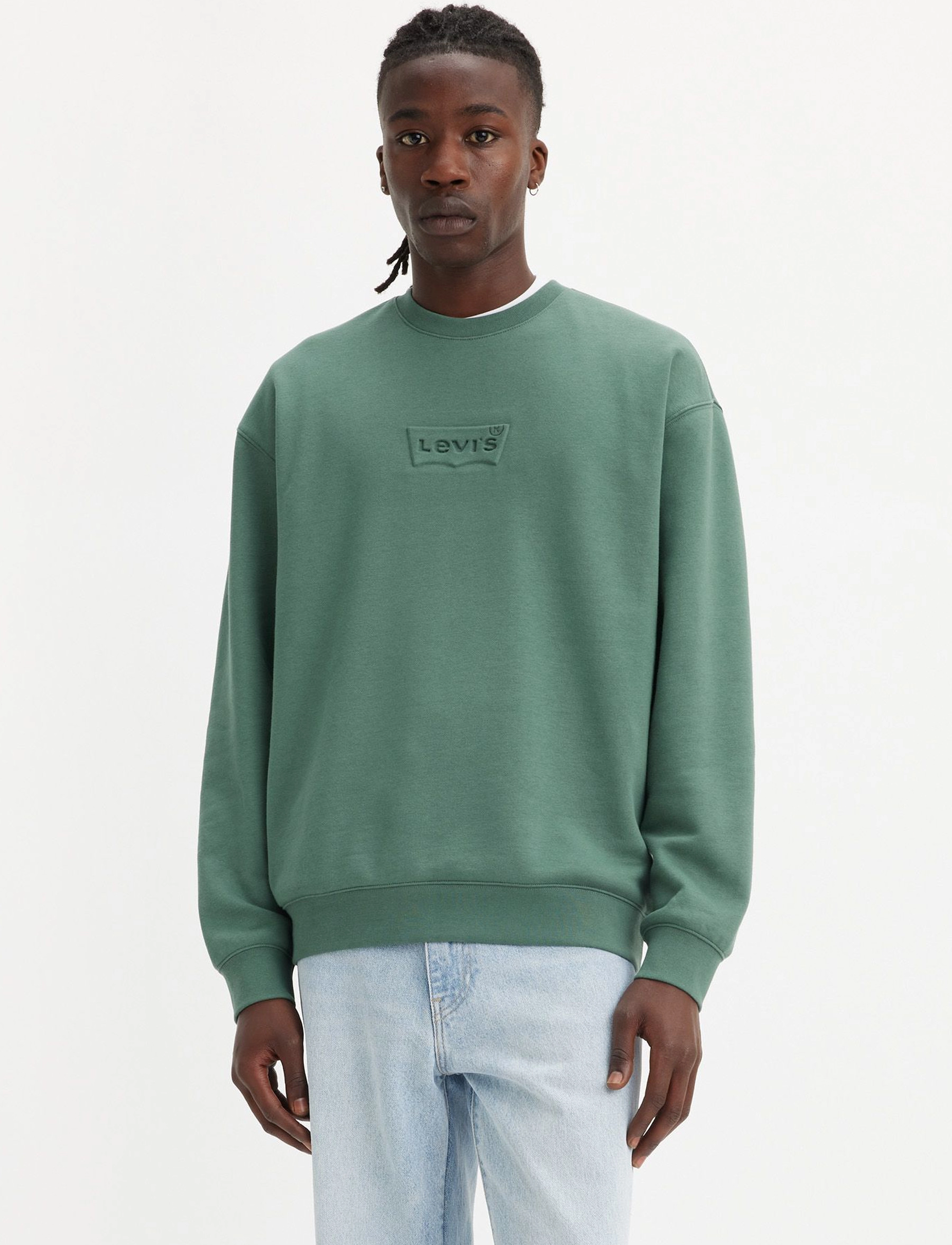LEVI´S Men - RELAXD GRAPHIC CREW BW CREW DA - greens - 4