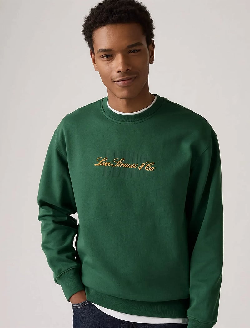 Levi's® - RELAXD GRAPHIC CREW SSNL SERIF - nach stil kaufen - greens - 4