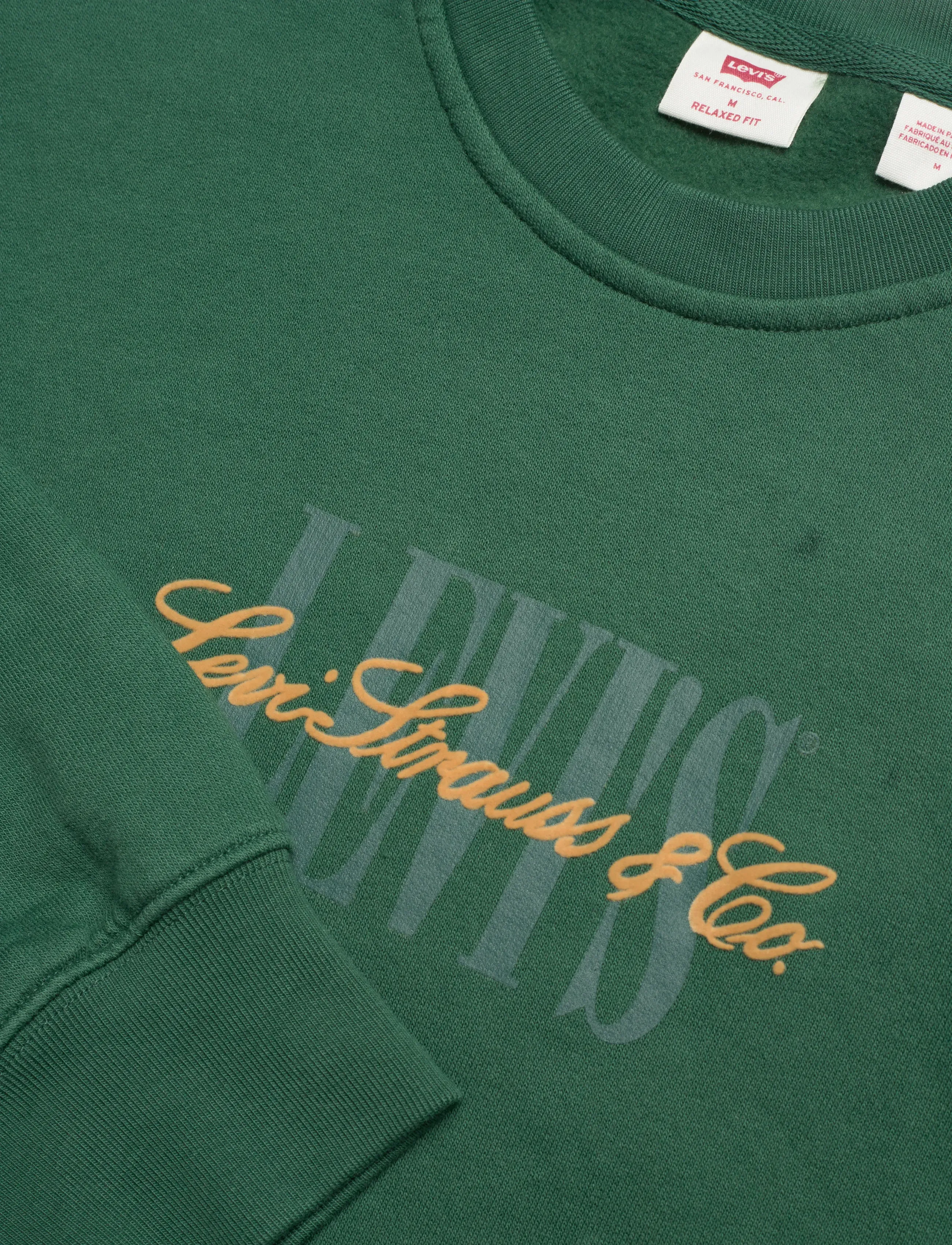 Levi's® - RELAXD GRAPHIC CREW SSNL SERIF - shop efter stil - greens - 5