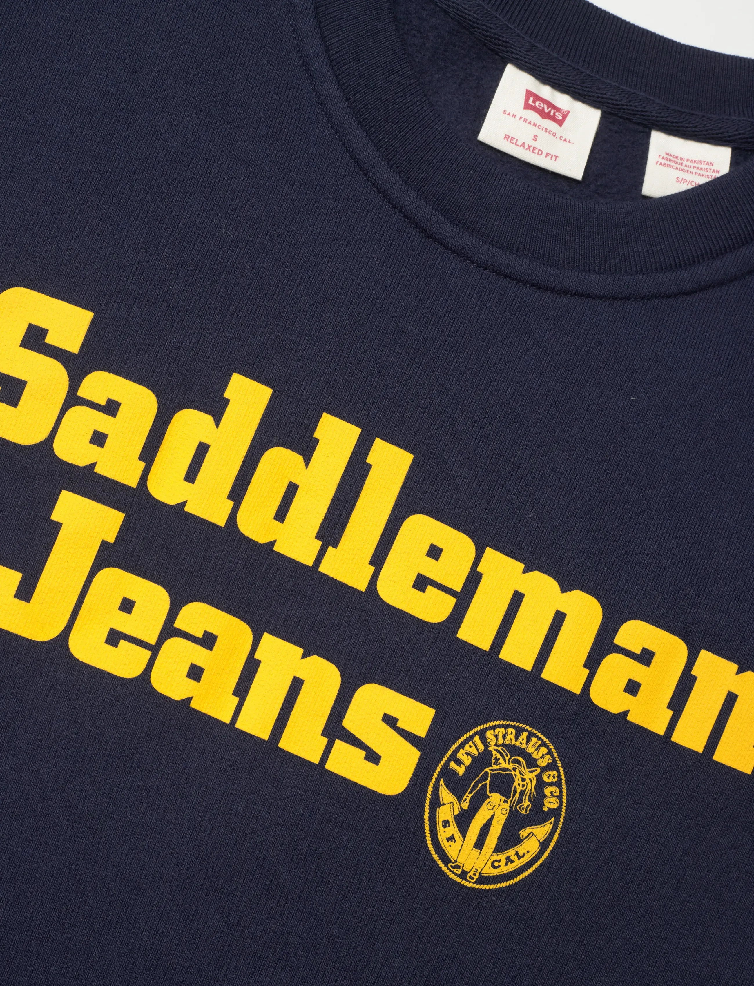 Levi's® - RELAXD GRAPHIC CREW SADDLEMAN - blues - 4