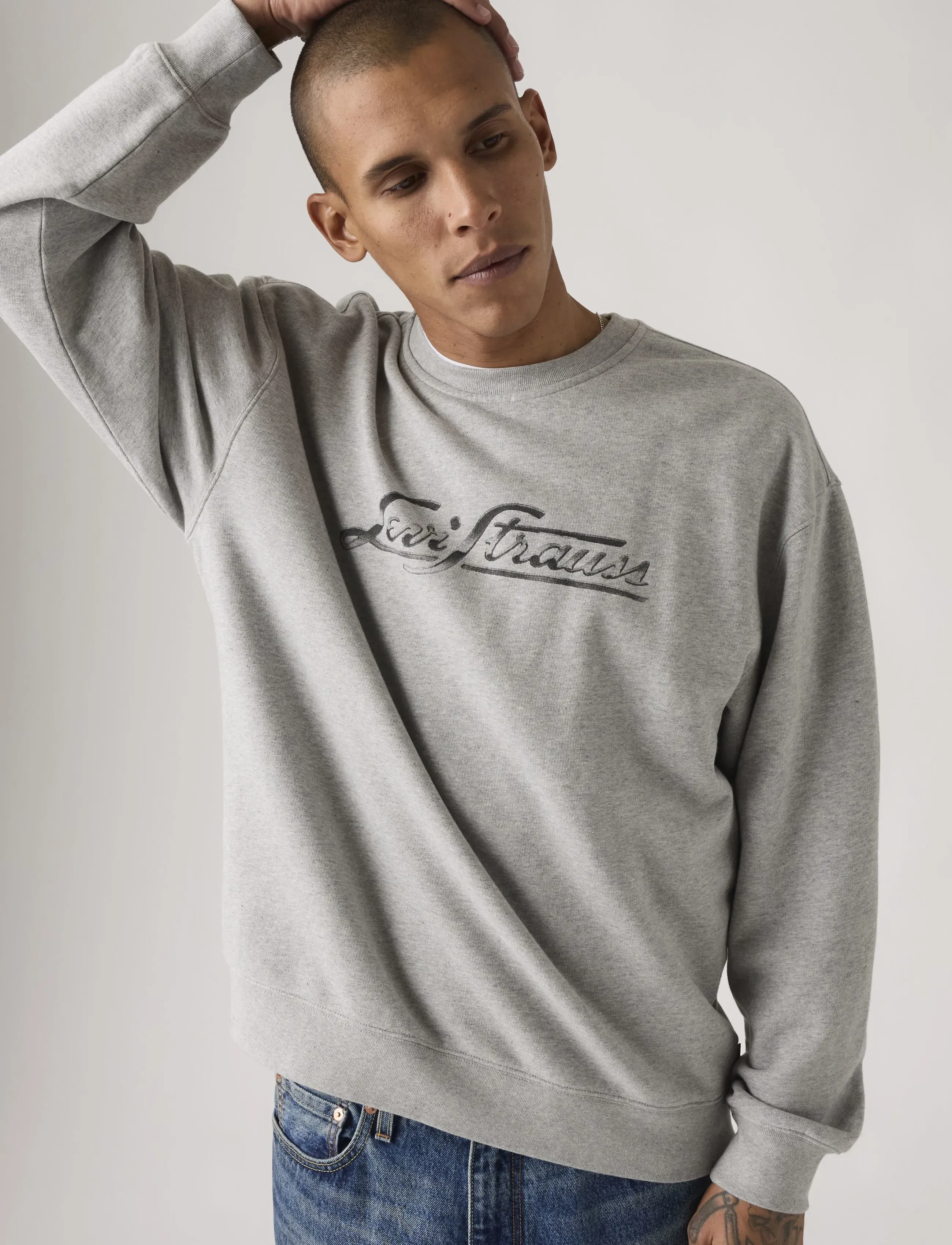 Levi's® - RELAXD GRAPHIC CREW ARCHIVAL M - greys - 4
