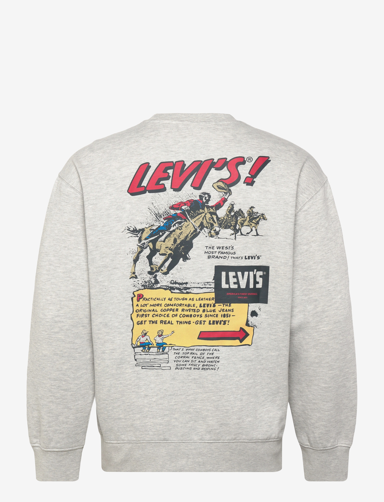 Levi's® - RELAXD GRAPHIC CREW LEVIS CHAP - collegepaidat - greys - 2