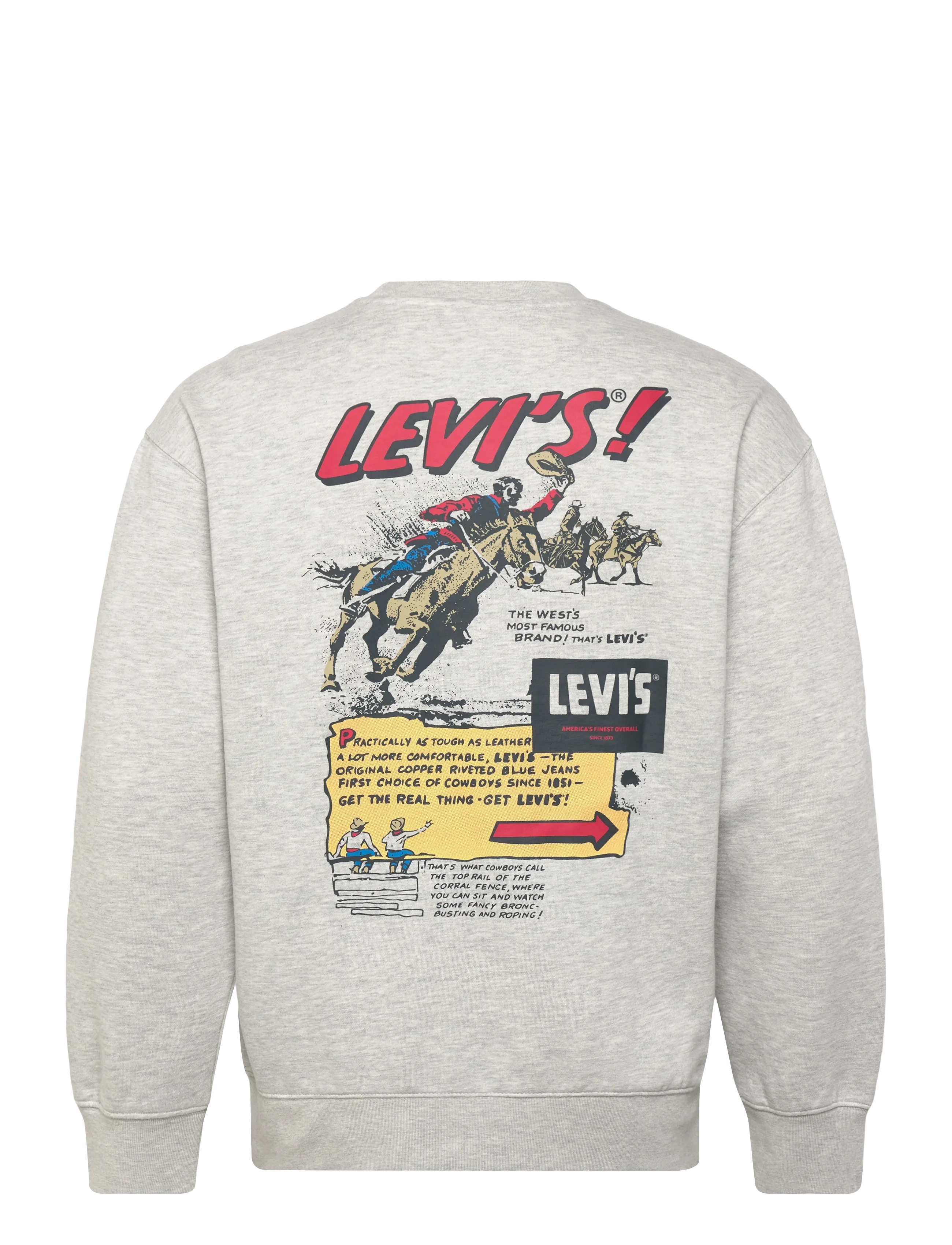 Levi's® - RELAXD GRAPHIC CREW LEVIS CHAP - svetarit - greys - 2