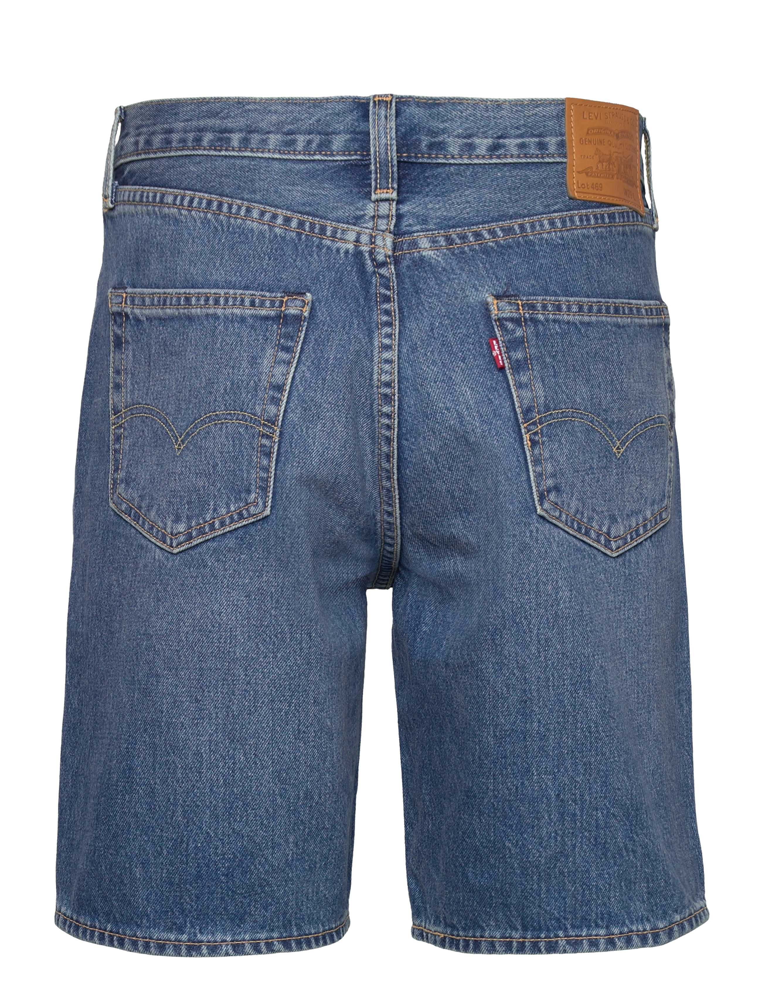 LEVI´S Men - 469 LOOSE SHORT EAGLE FLY SHORT - med indigo - worn in - 1