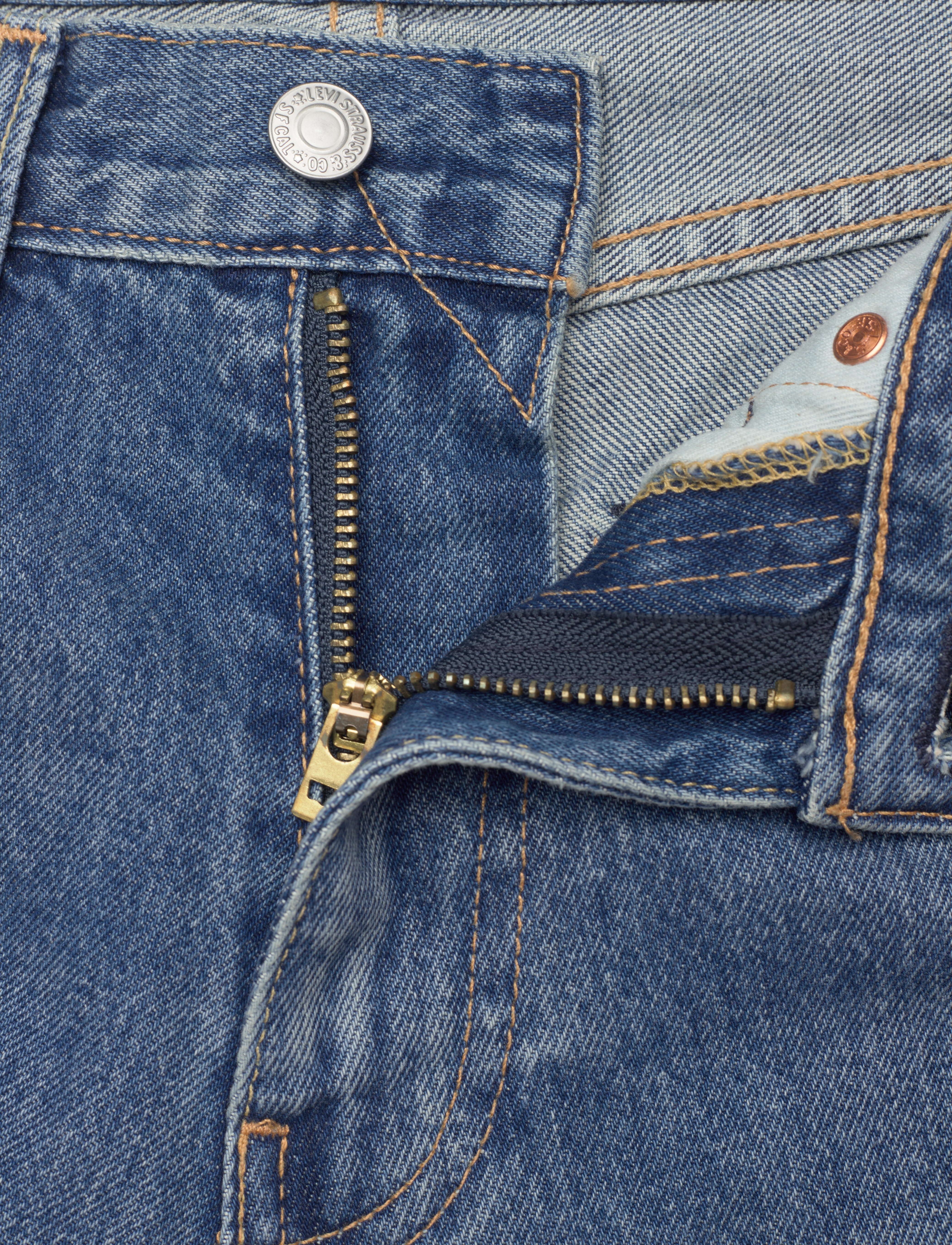 LEVI´S Men - 469 LOOSE SHORT EAGLE FLY SHORT - med indigo - worn in - 3