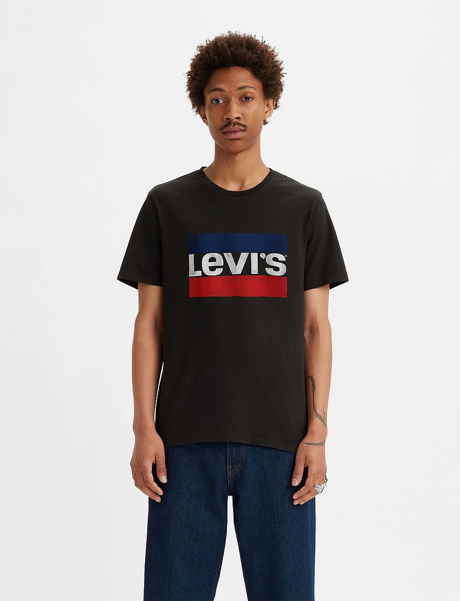 Levi's® - SPORTSWEAR LOGO GRAPHIC SPORTS - kortärmade t-shirts - blacks - 0