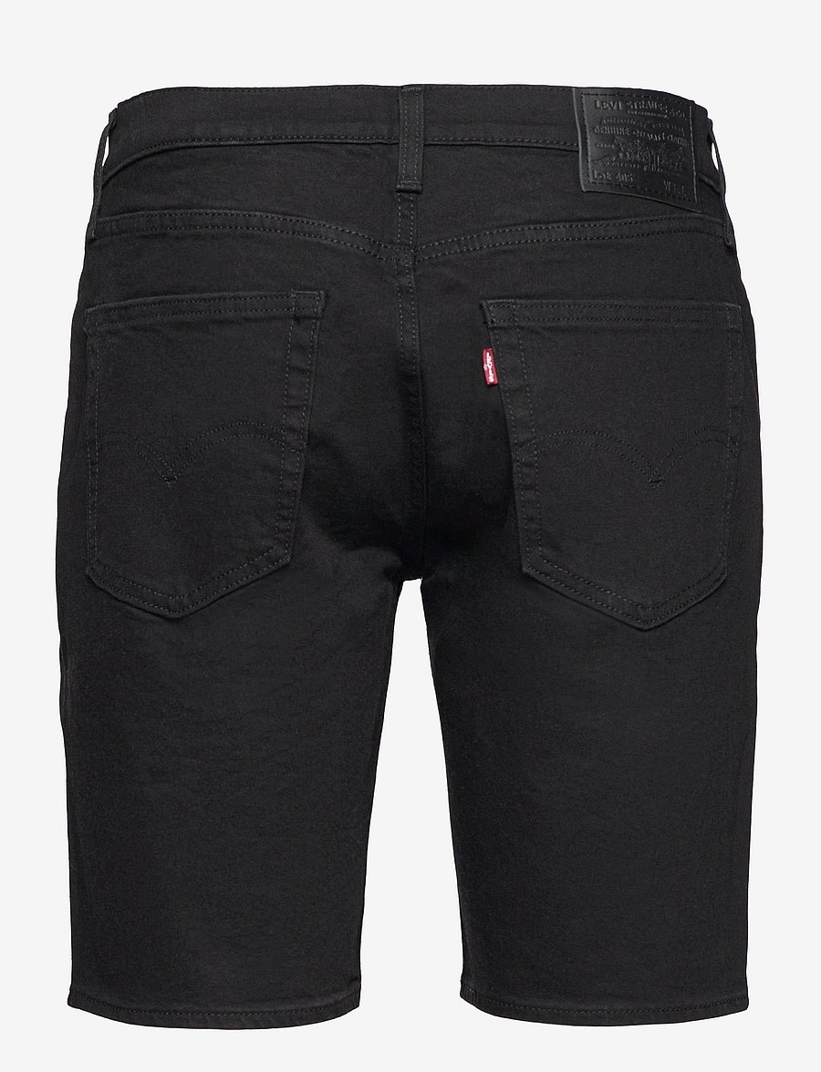Levi's® - 405 STANDARD SHORTS BLACK RINS - farkkushortsit - blacks - 2