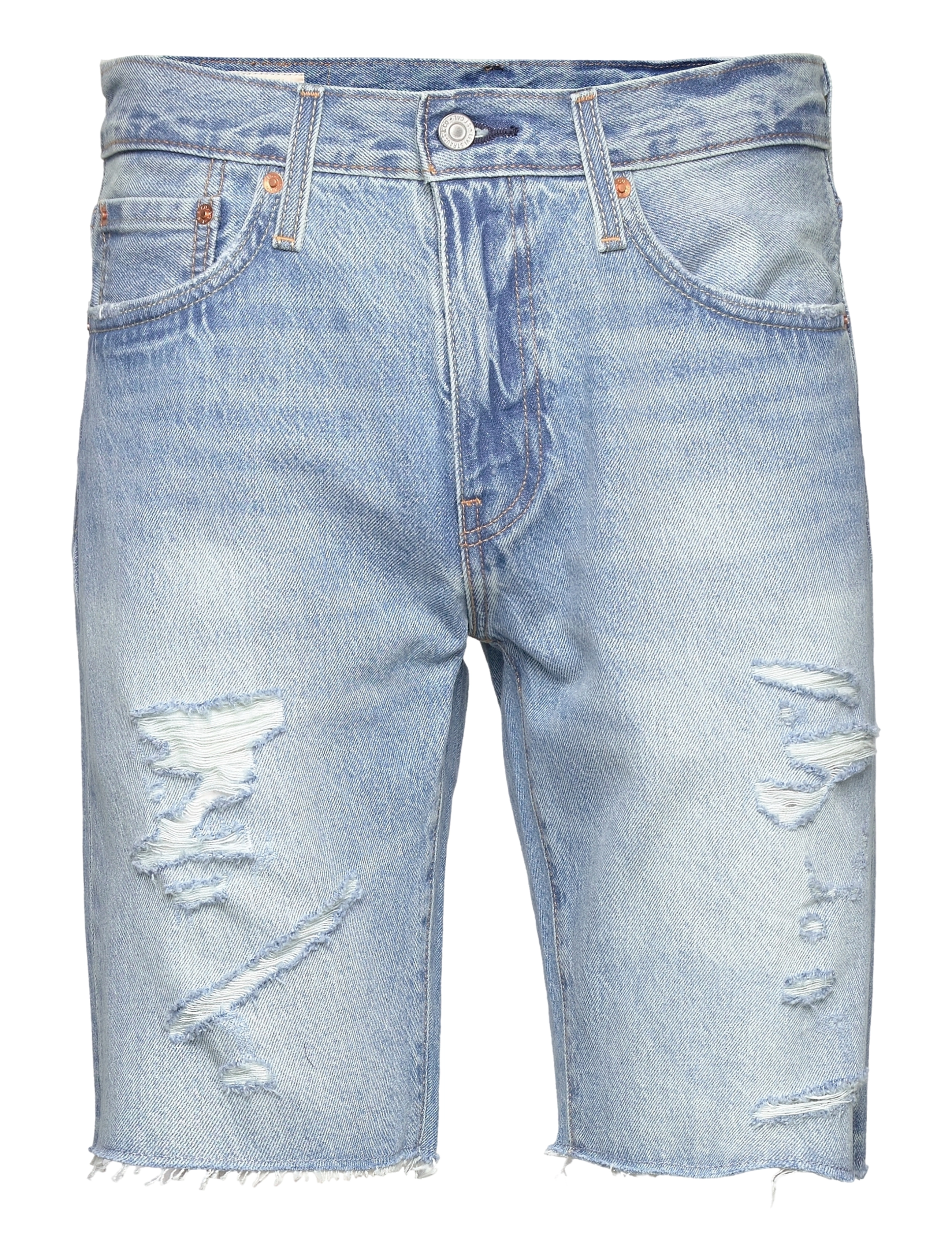 LEVI´S Men - 405 STANDARD SHORT SPACE MATES - med indigo - worn in - 0