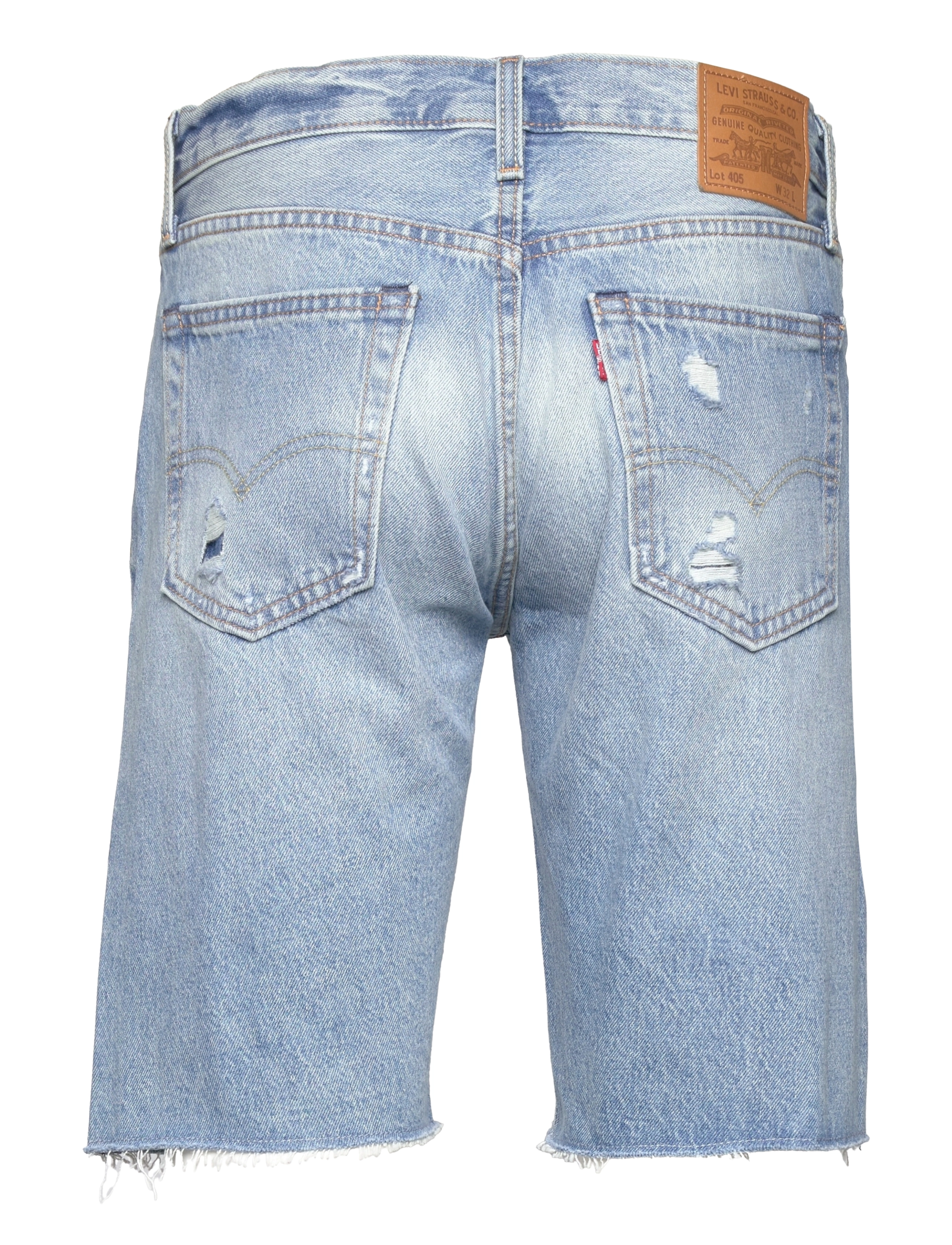 LEVI´S Men - 405 STANDARD SHORT SPACE MATES - med indigo - worn in - 1