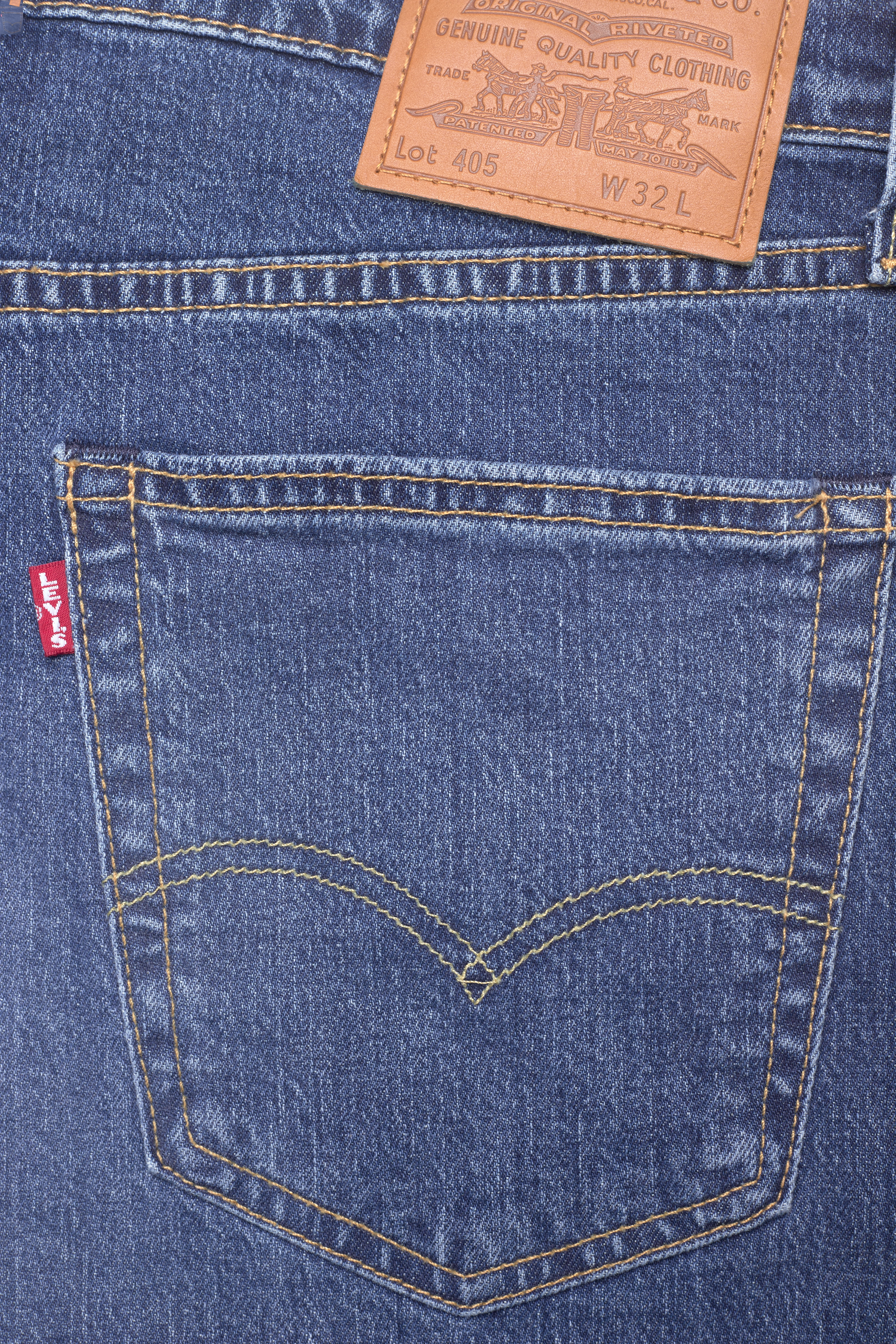 LEVI´S Men - 405 STANDARD SHORT CORGI JUPIT - med indigo - flat finish - 4