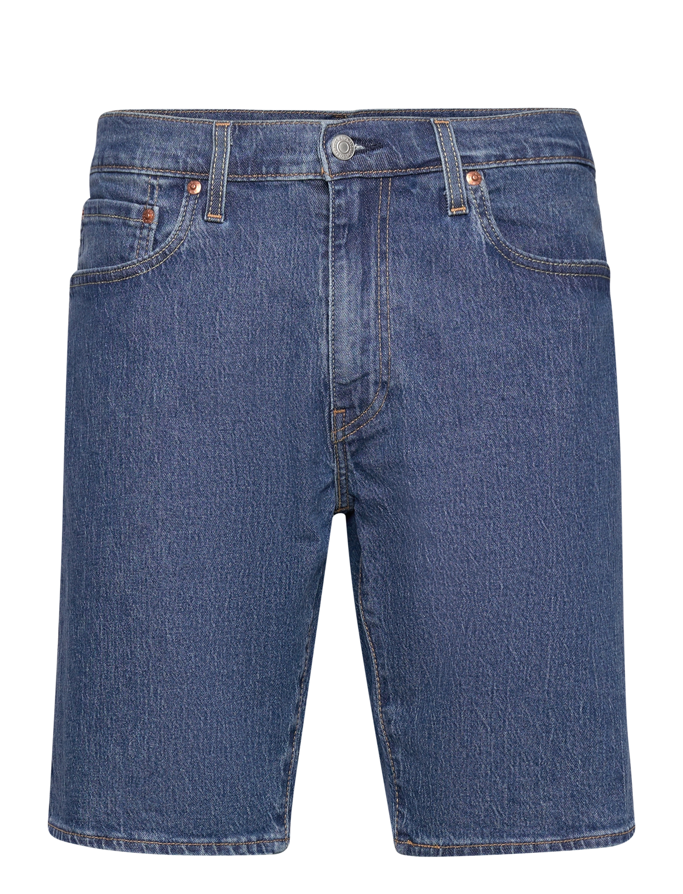 Levi's® - 405 STANDARD SHORTS BLUE CORE - med indigo - worn in - 1