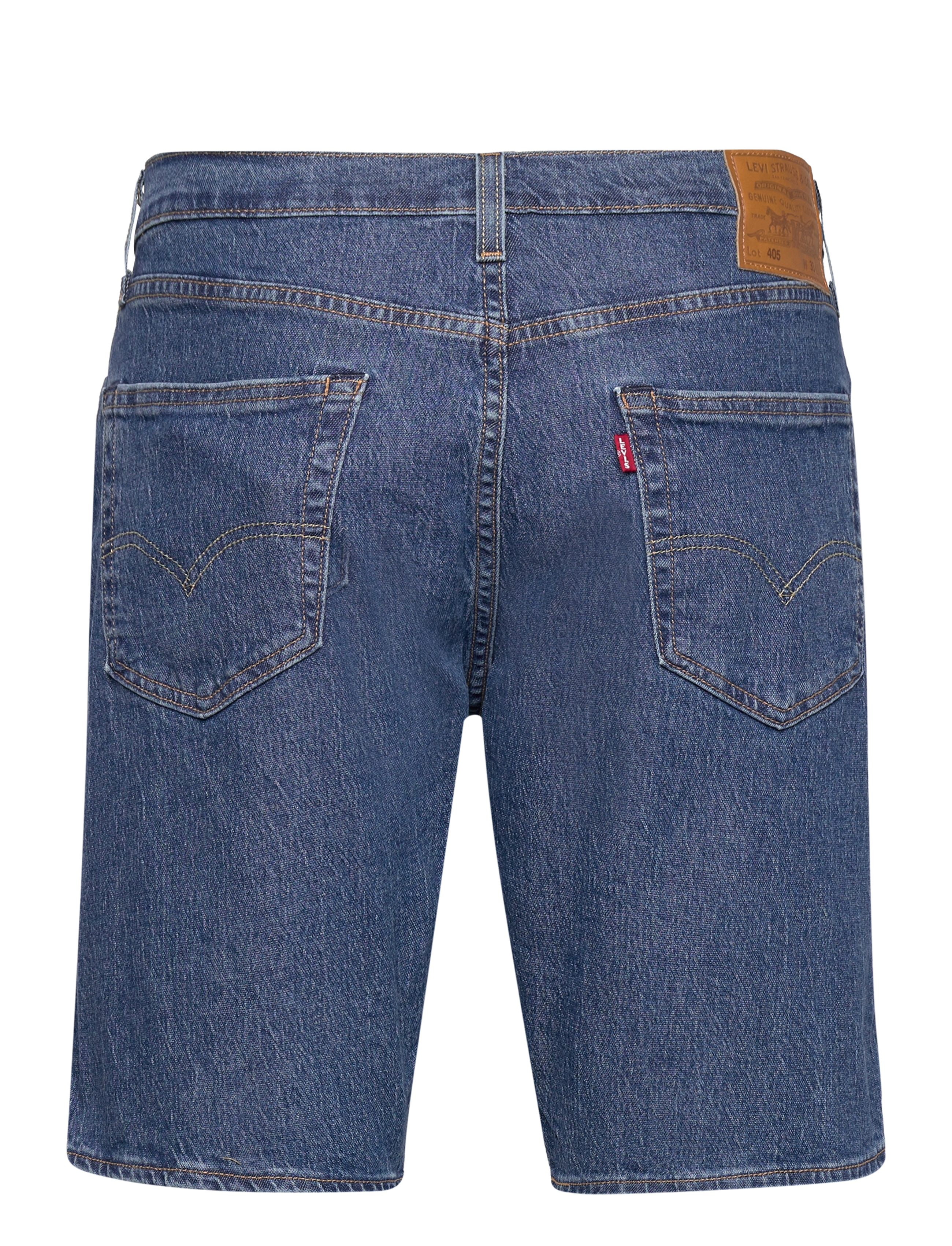 Levi's® - 405 STANDARD SHORTS BLUE CORE - med indigo - worn in - 2