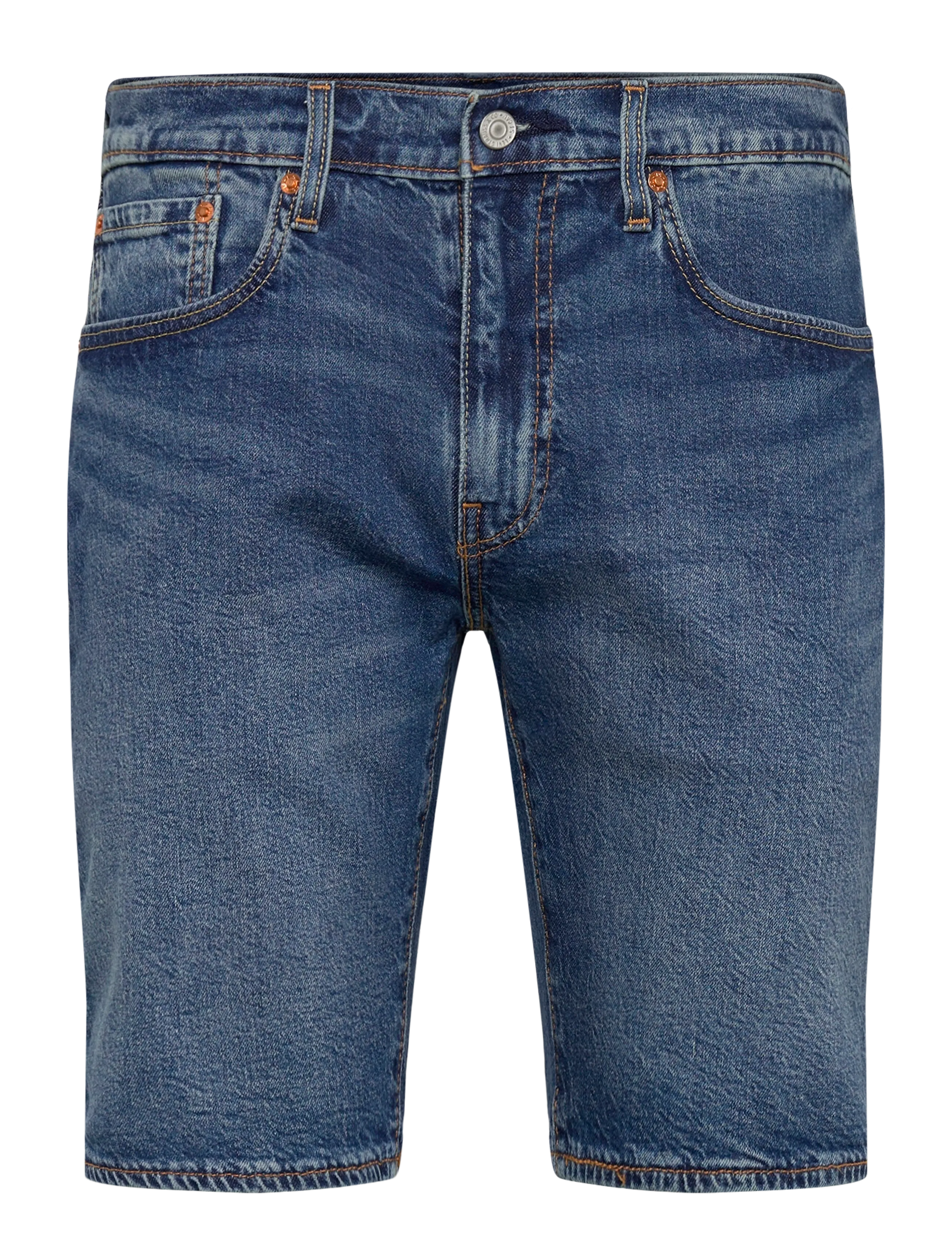 Levi's® 405 STANDARD SHORTS COMEBACK T - Riided - MED INDIGO - WORN IN / blue