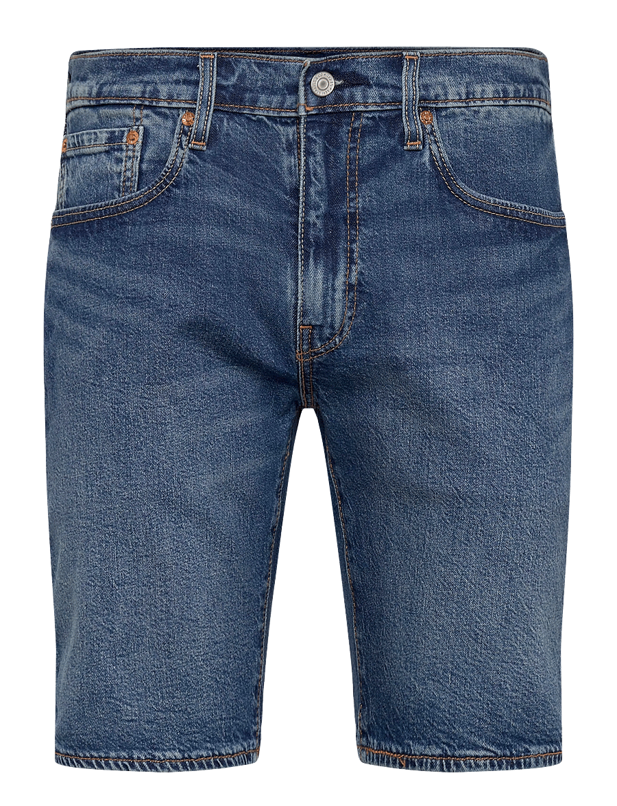 Levi's® - 405 STANDARD SHORTS COMEBACK T - jeansshorts - med indigo - worn in - 1