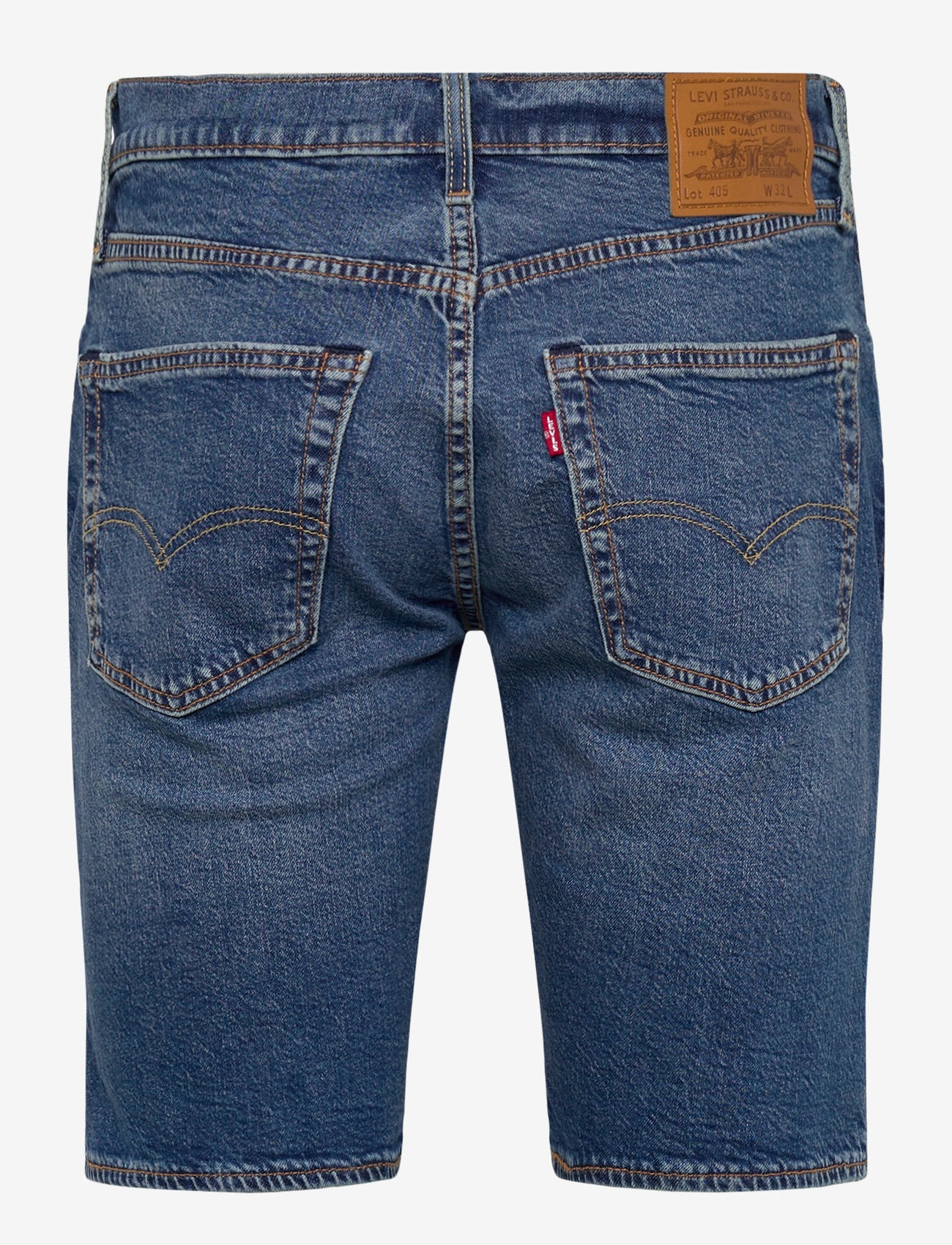 Levi's® - 405 STANDARD SHORTS COMEBACK T - jorts - med indigo - worn in - 2