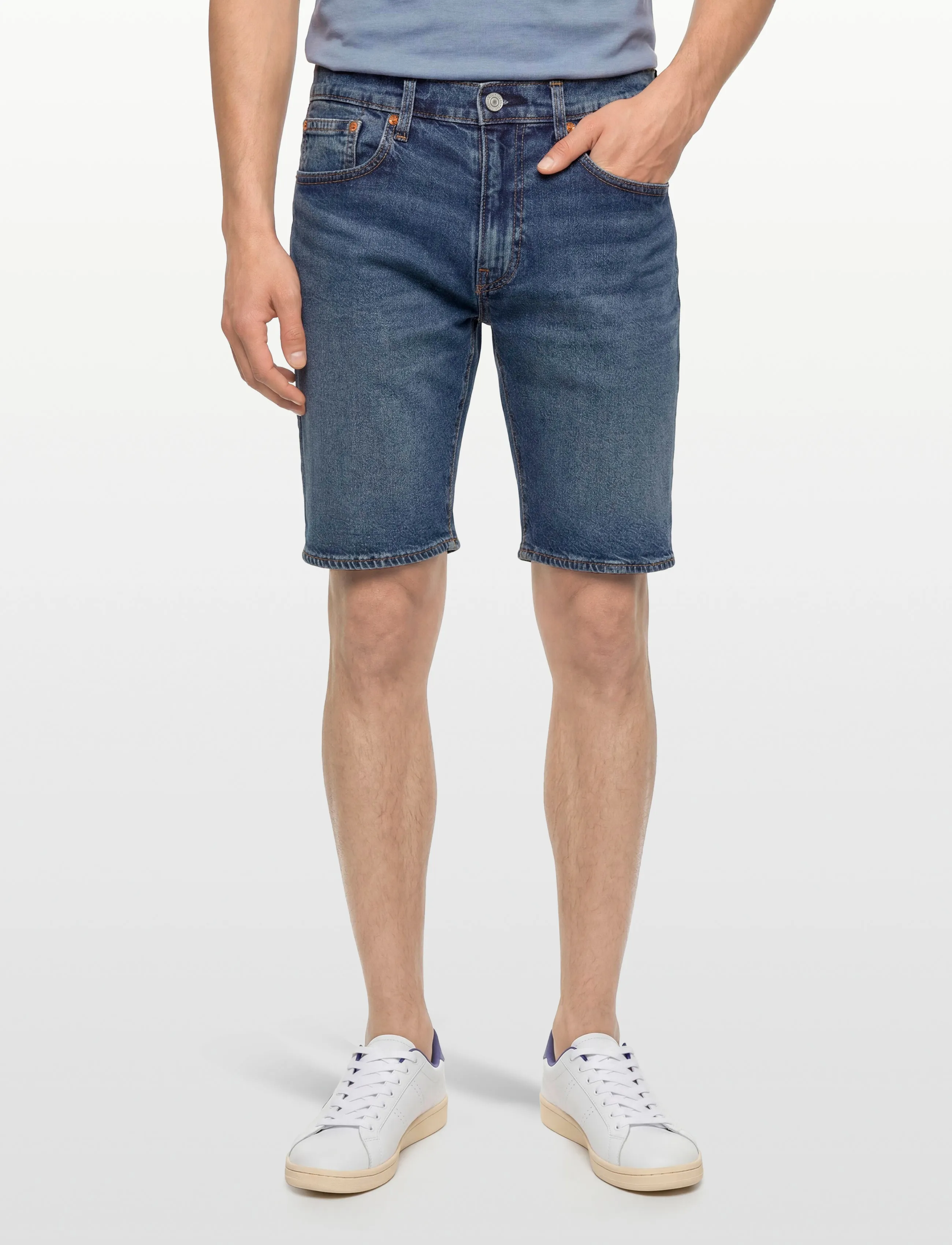 Levi's® - 405 STANDARD SHORTS COMEBACK T - mænd - med indigo - worn in - 3