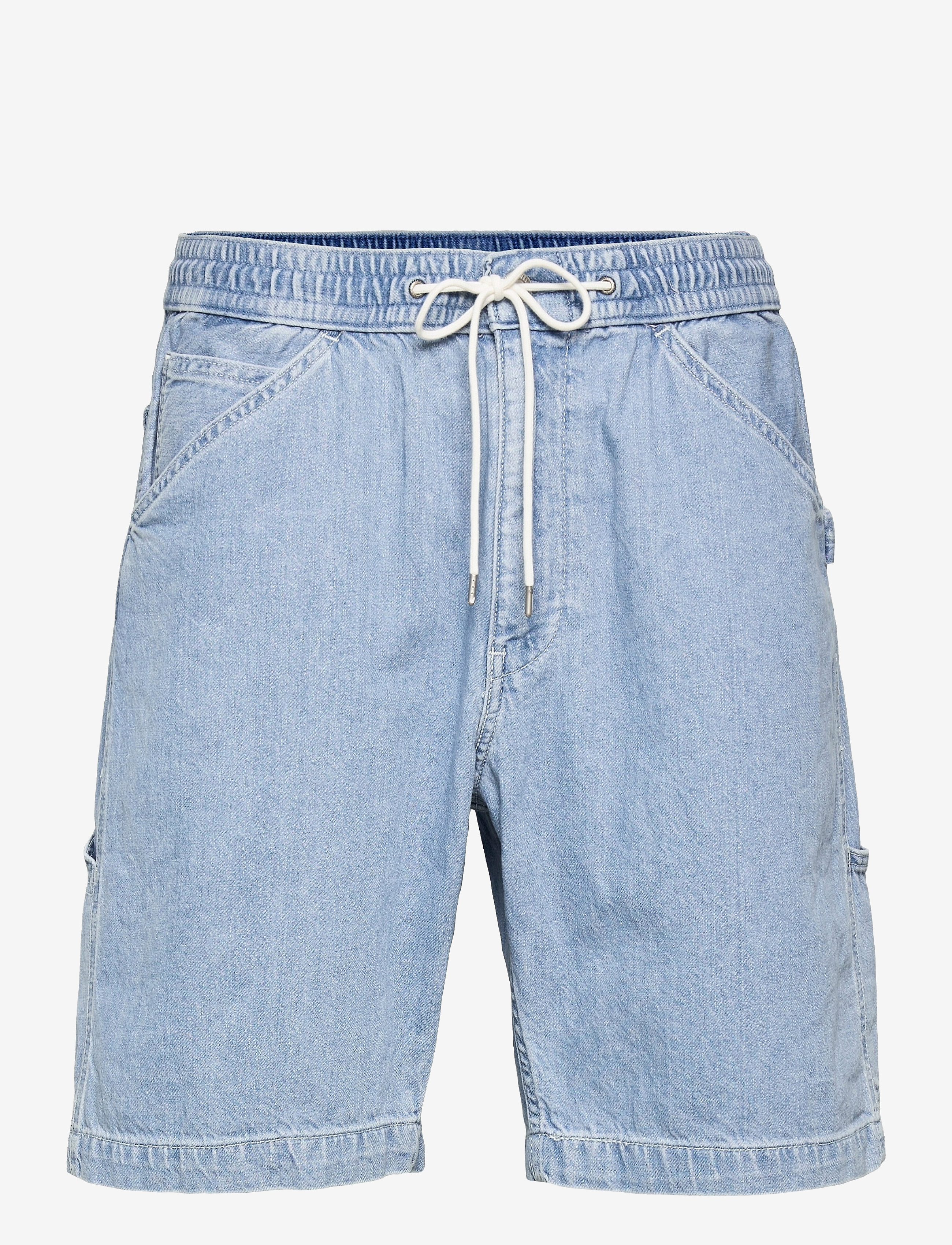 LEVI´S Men - MARINE CARPENTR SHORT 9 DEADEY - light indigo - worn in - 0