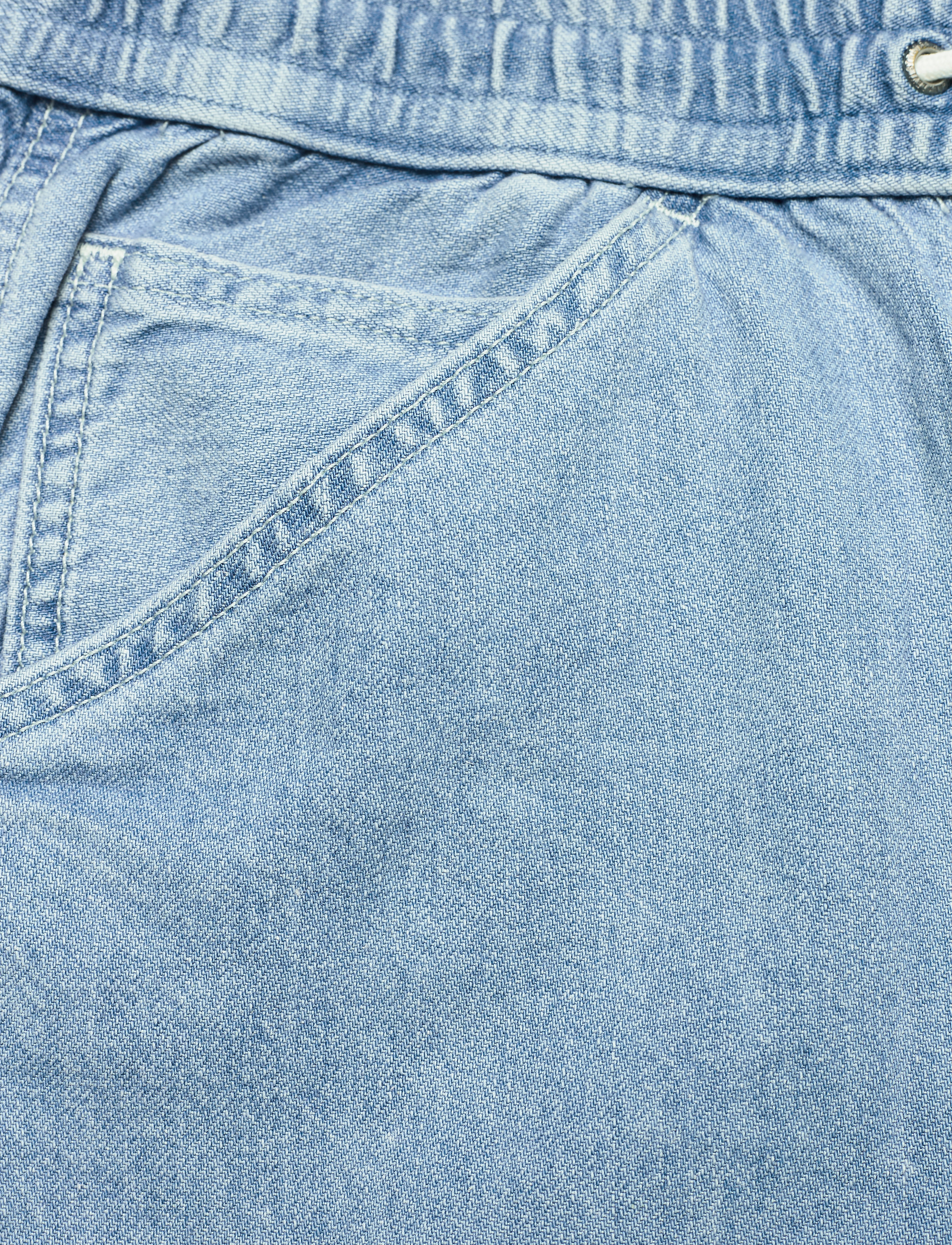 LEVI´S Men - MARINE CARPENTR SHORT 9 DEADEY - light indigo - worn in - 2