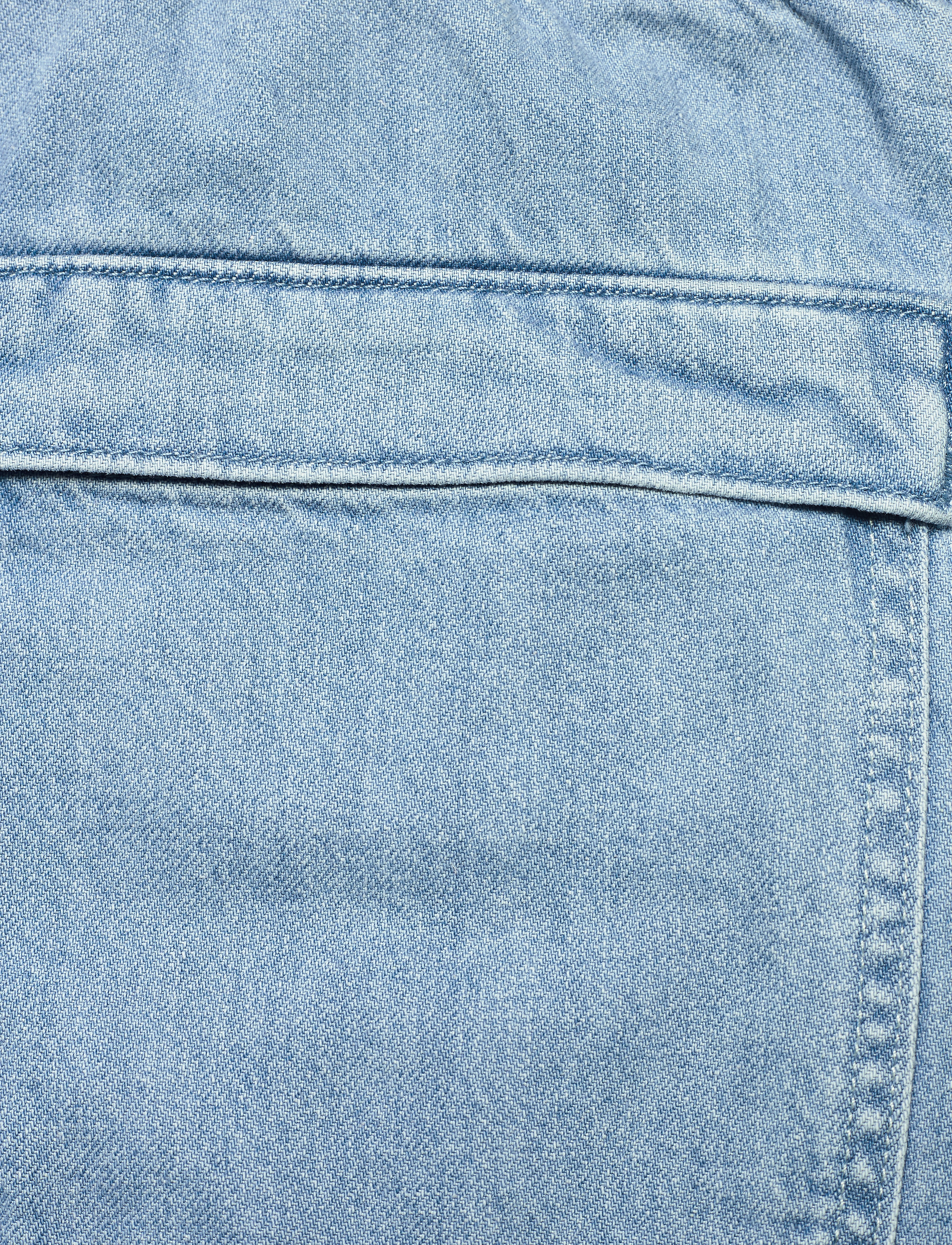 LEVI´S Men - MARINE CARPENTR SHORT 9 DEADEY - light indigo - worn in - 4