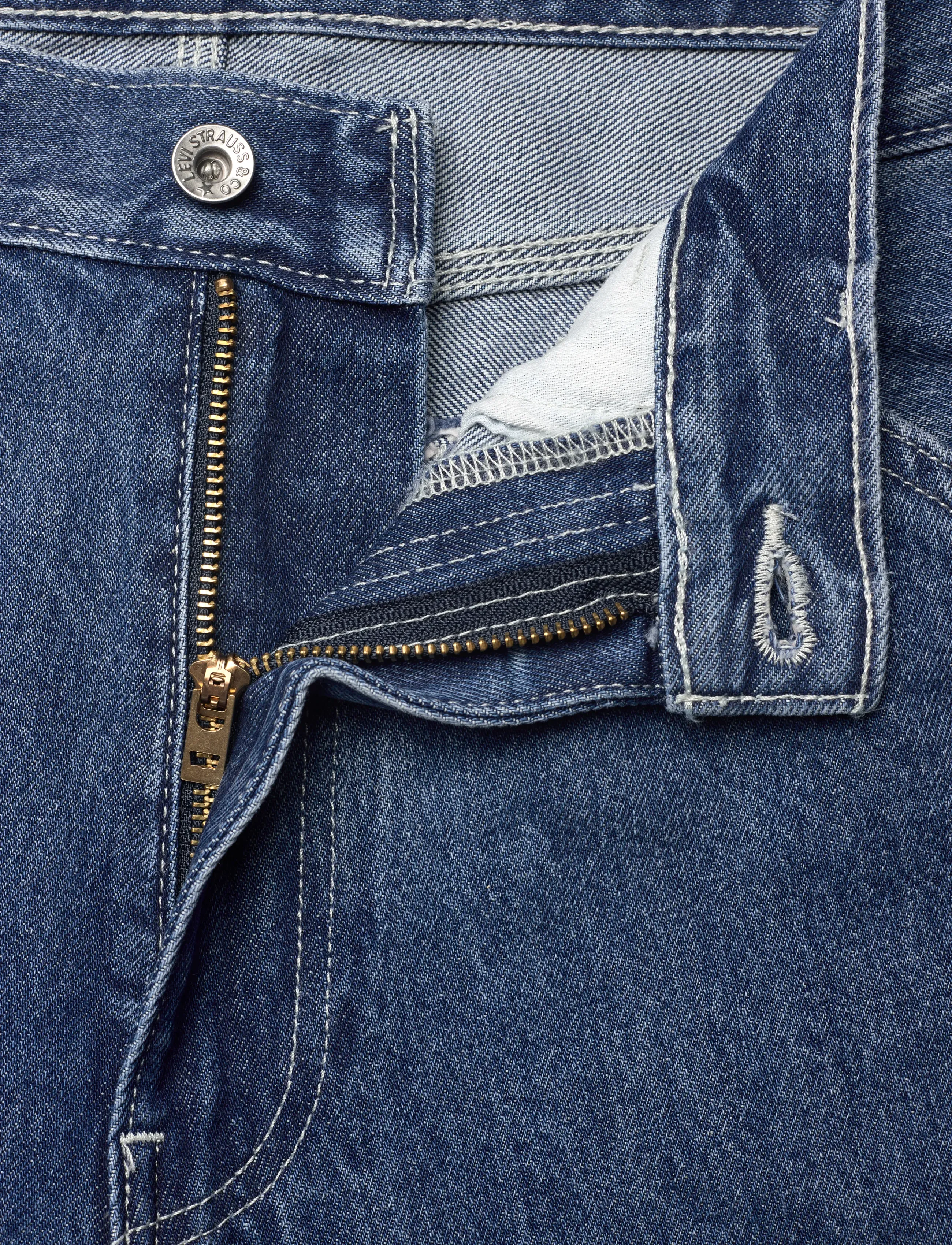 Levi's® - 568 LOOSE STRT CARPENTER SAFE - džinsi ar platiem galiem - med indigo - flat finish - 4