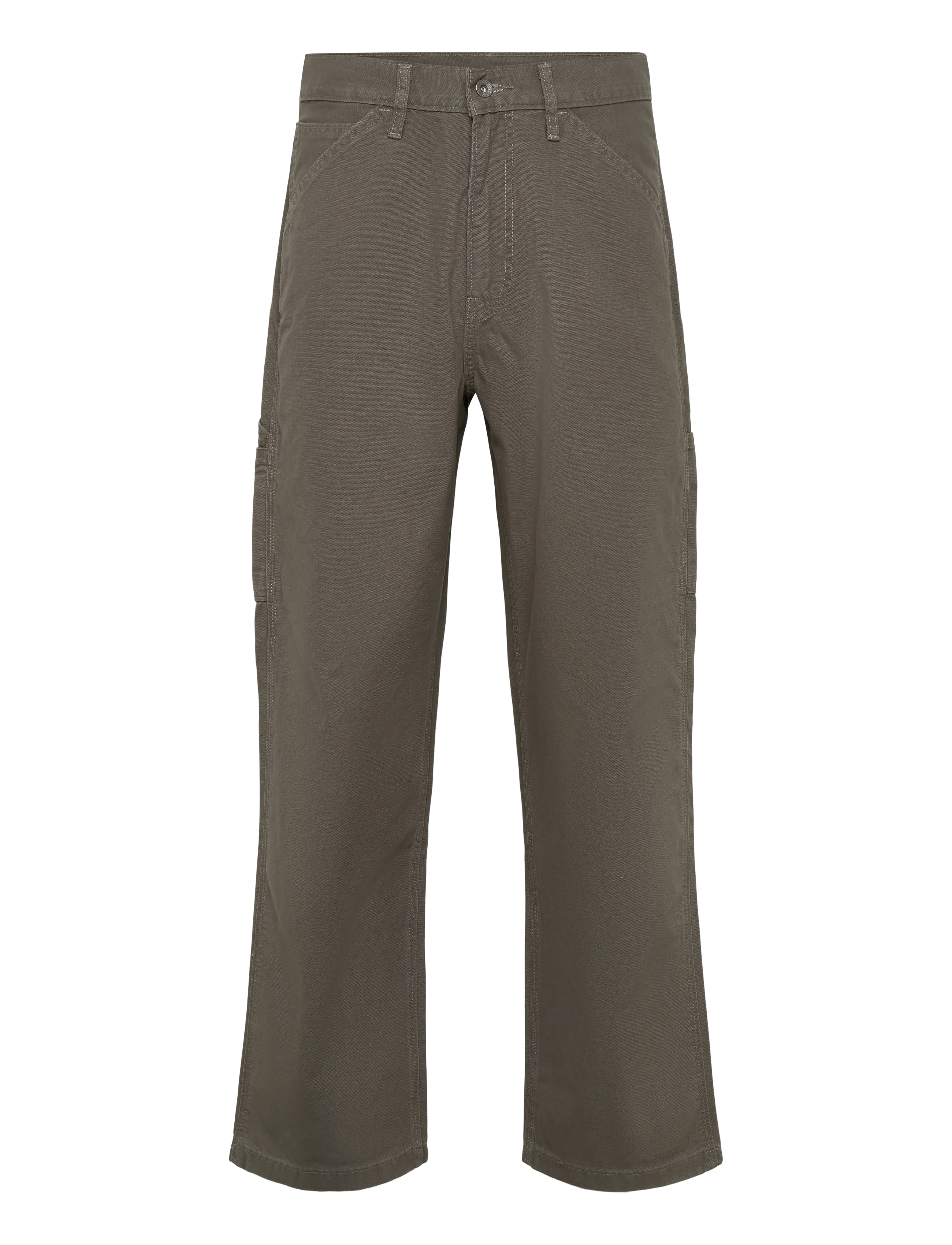 Levi's® 568 LOOSE STRT CARPENTER DRIED - Püksid - GREENS / khaki/green