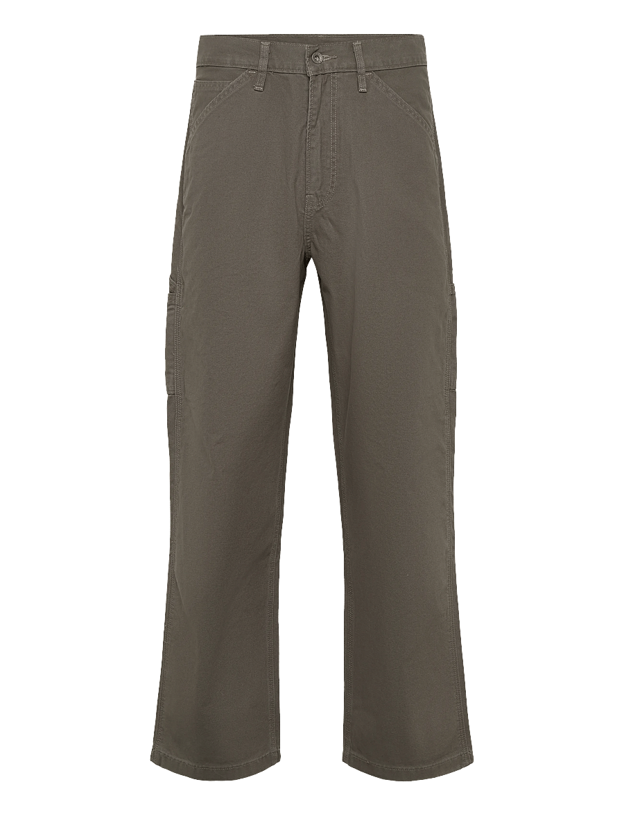 Levi's® - 568 LOOSE STRT CARPENTER DRIED - cargohose - greens - 1