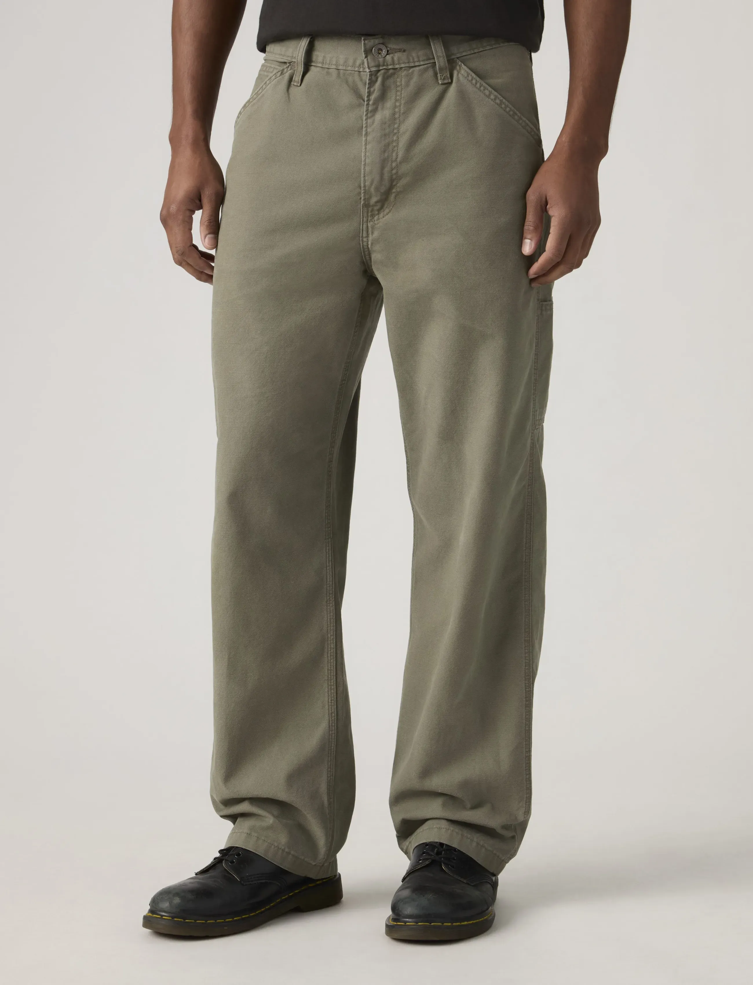 Levi's® - 568 LOOSE STRT CARPENTER DRIED - kargopüksid - greens - 5