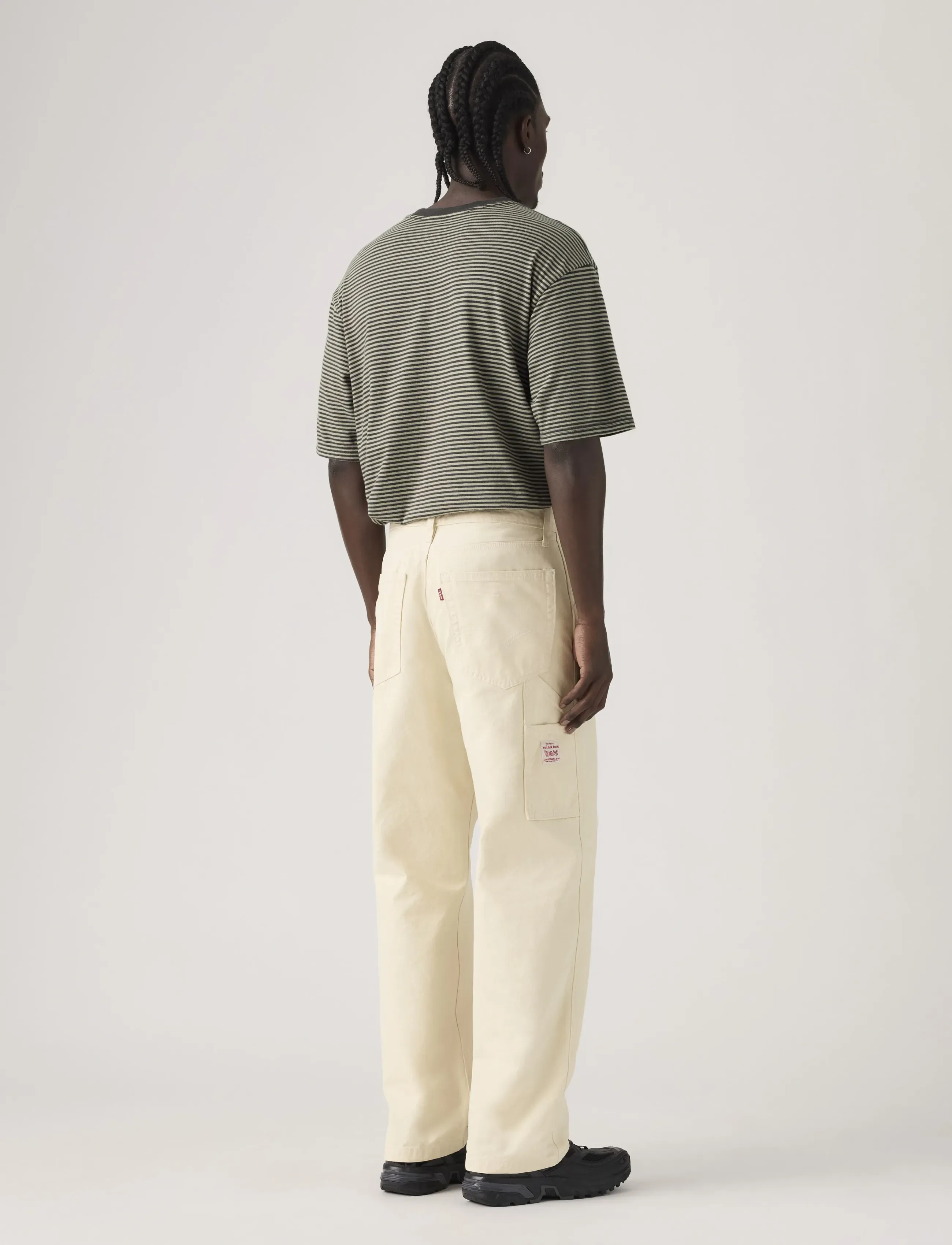 Levi's® - 568 LOOSE STRT CARPENTER UNDYE - püksid & teksad - neutrals - 4