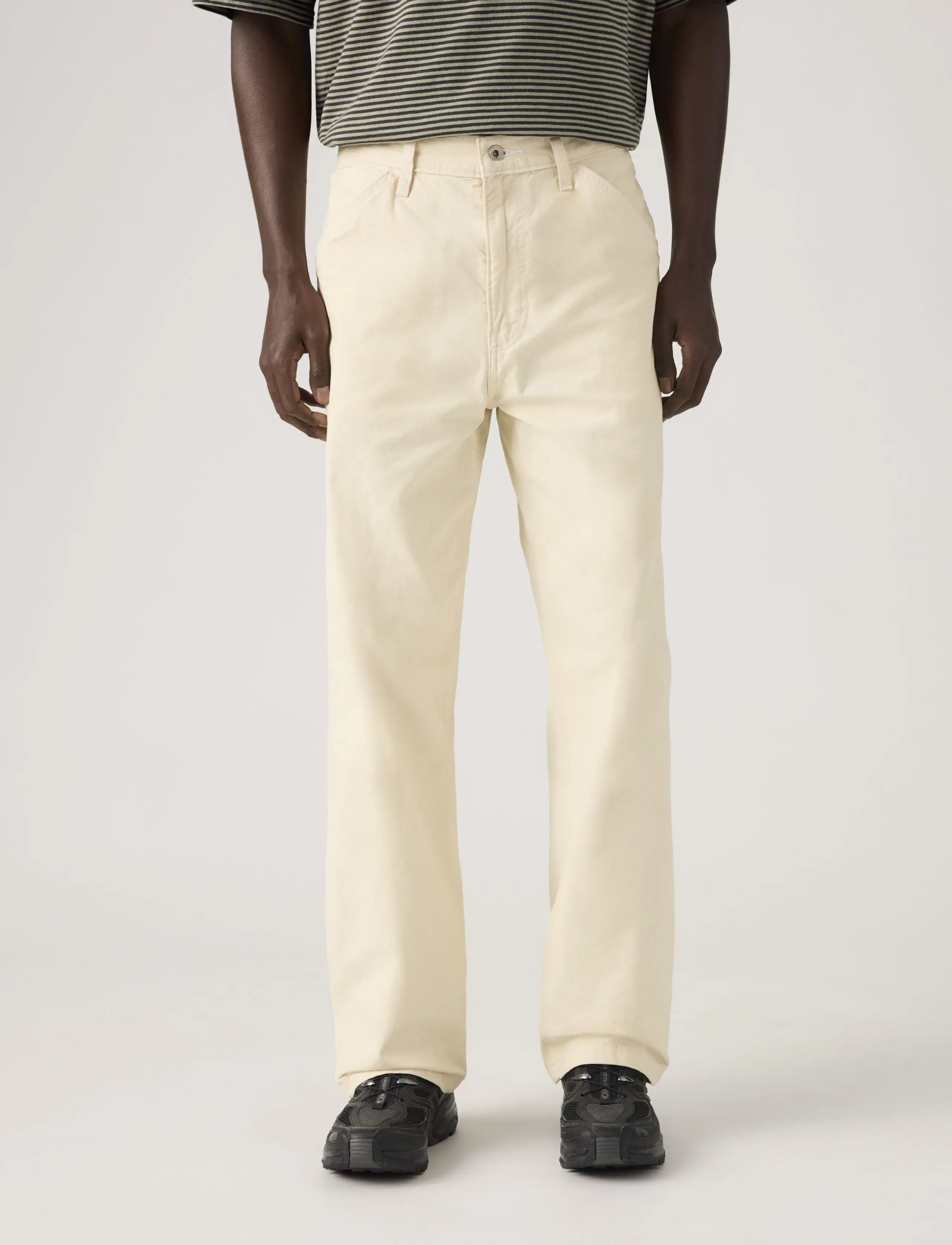 Levi's® - 568 LOOSE STRT CARPENTER UNDYE - püksid & teksad - neutrals - 5