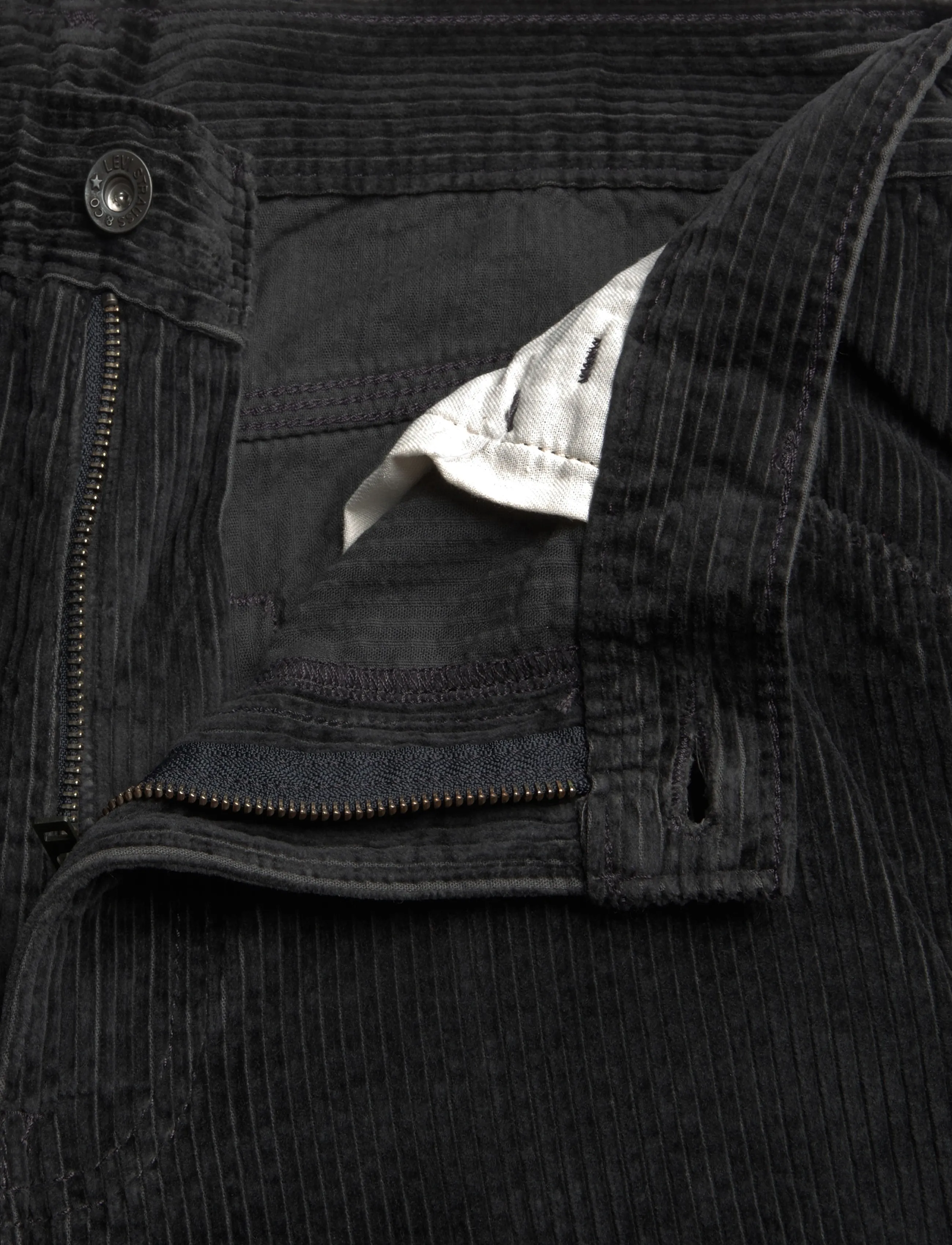 Levi's® - 568 LOOSE STRT CARPENTER PERFE - cargohosen - blacks - 3