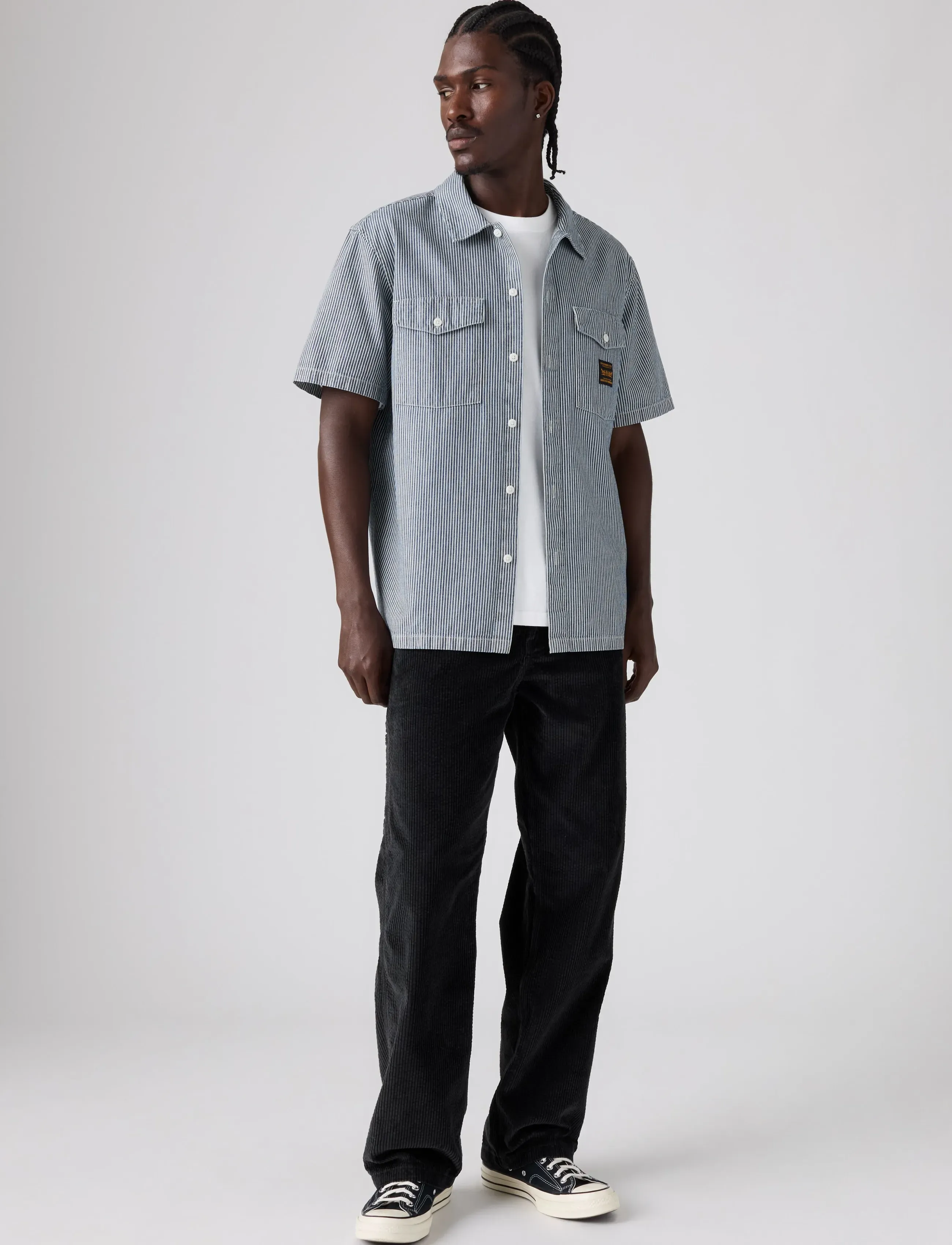 Levi's® - 568 LOOSE STRT CARPENTER PERFE - bukser & jeans - blacksu - 0