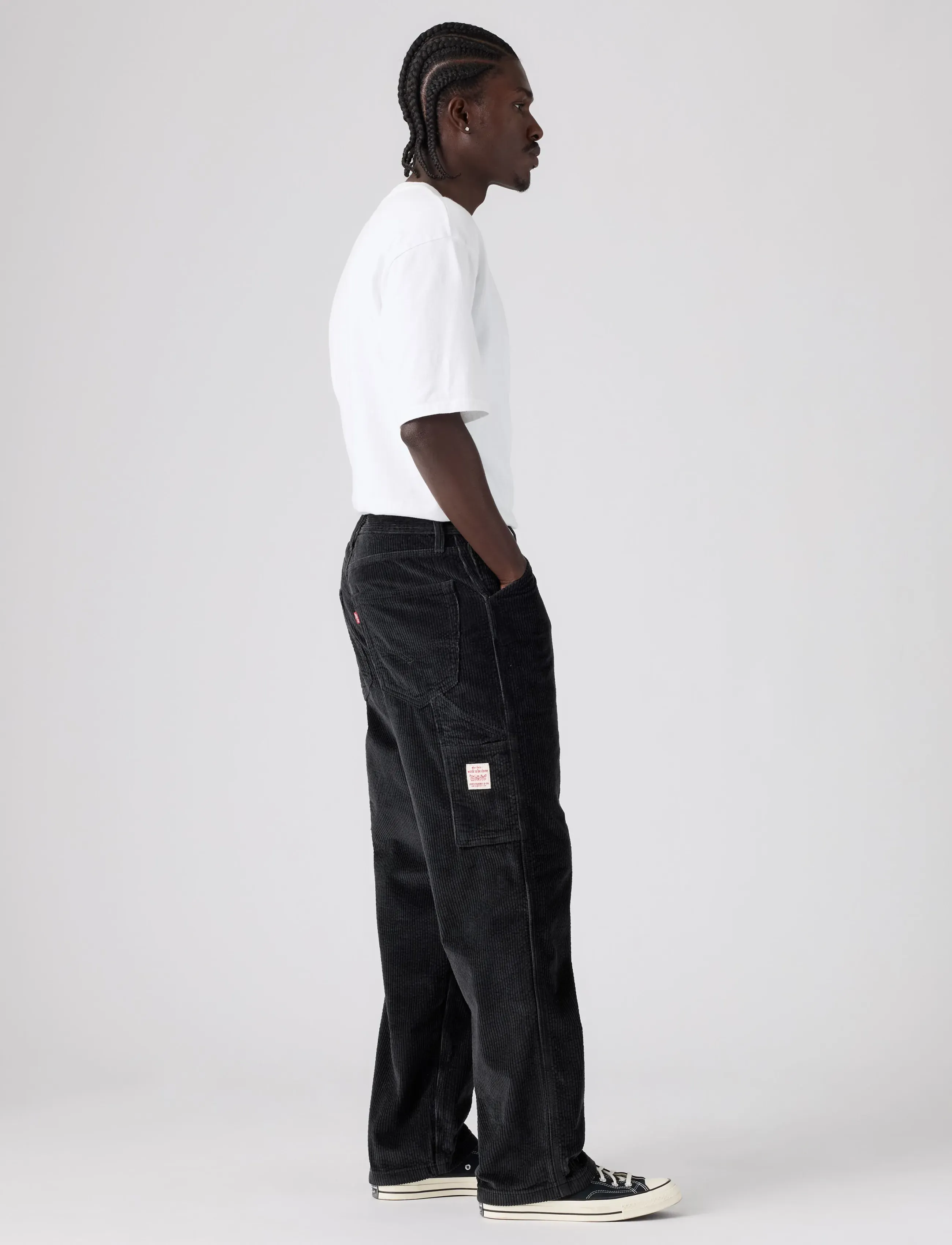 Levi's® - 568 LOOSE STRT CARPENTER PERFE - bukser & jeans - blacksu - 5