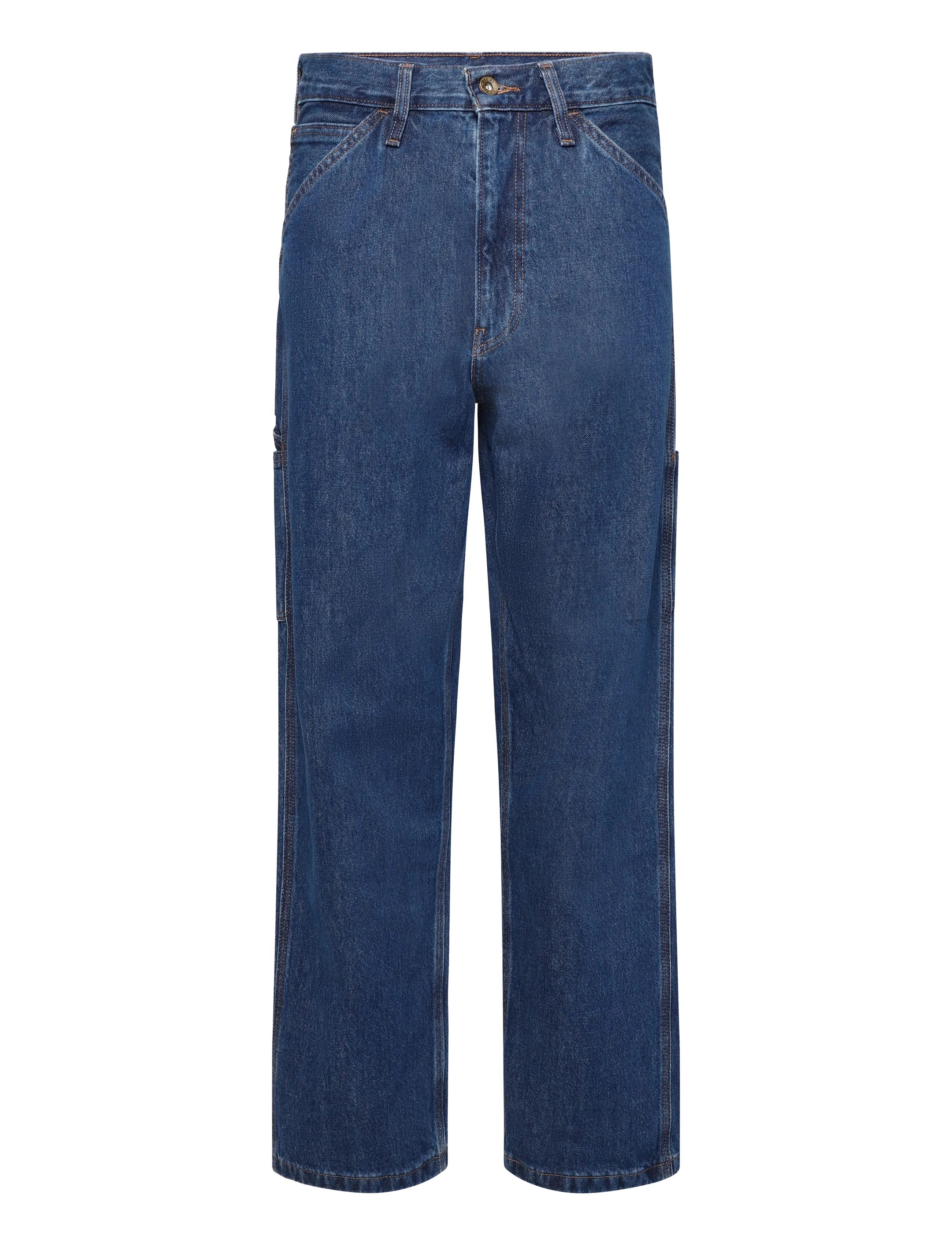 Levi's® 568 LOOSE STRT CARPENTER TURN - Loose jeans - MED INDIGO - WORN IN / blue
