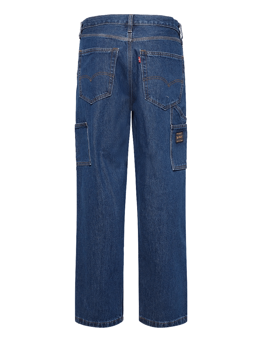 Levi's® - 568 LOOSE STRT CARPENTER TURN - med indigo - worn in - 1