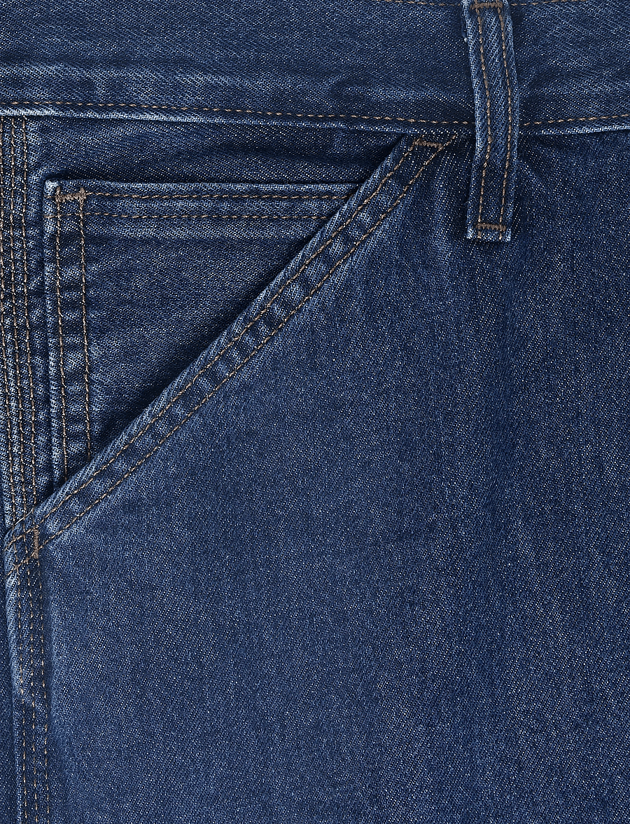 Levi's® - 568 LOOSE STRT CARPENTER TURN - med indigo - worn in - 2