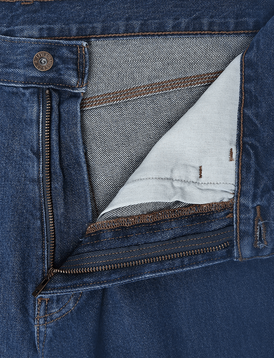 Levi's® - 568 LOOSE STRT CARPENTER TURN - med indigo - worn in - 3