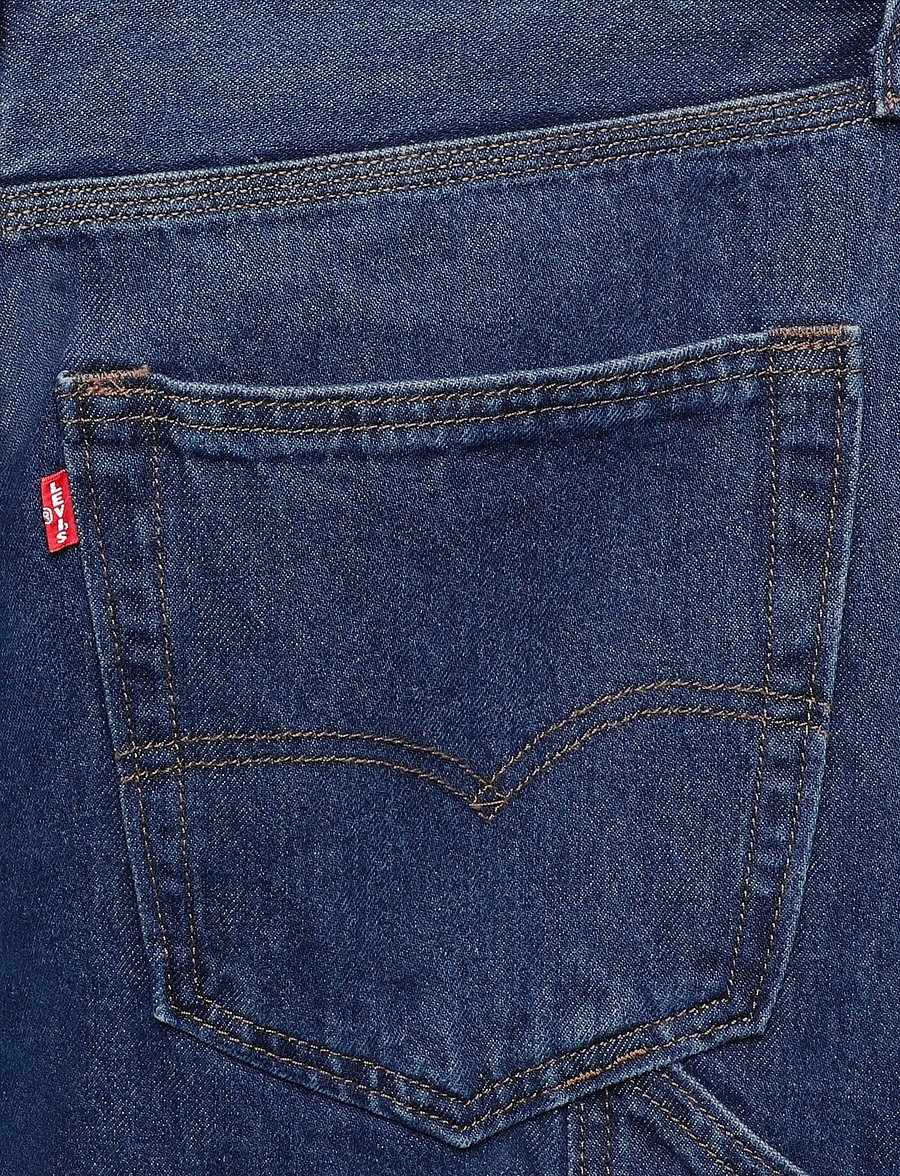 Levi's® - 568 LOOSE STRT CARPENTER TURN - med indigo - worn in - 4