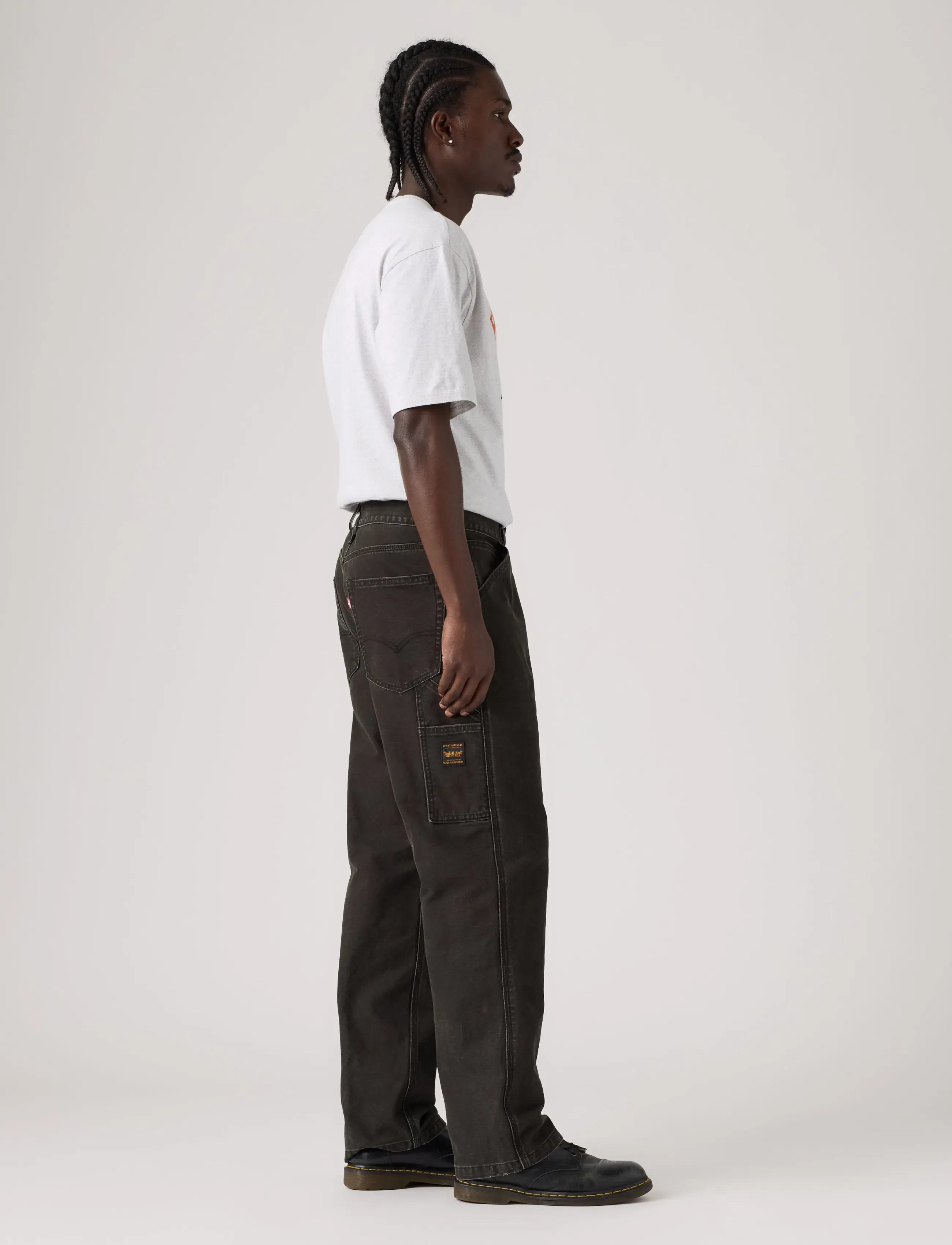 Levi's® 568 LOOSE STRT CARPENTER CLEAR - Tänavastiil - BLACKS / black