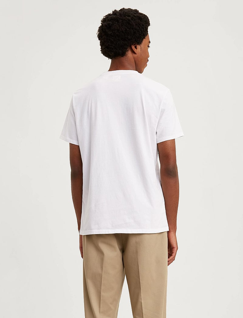 Levi's® - SS ORIGINAL HM TEE WHITE + - short-sleeved t-shirts - neutrals - 4