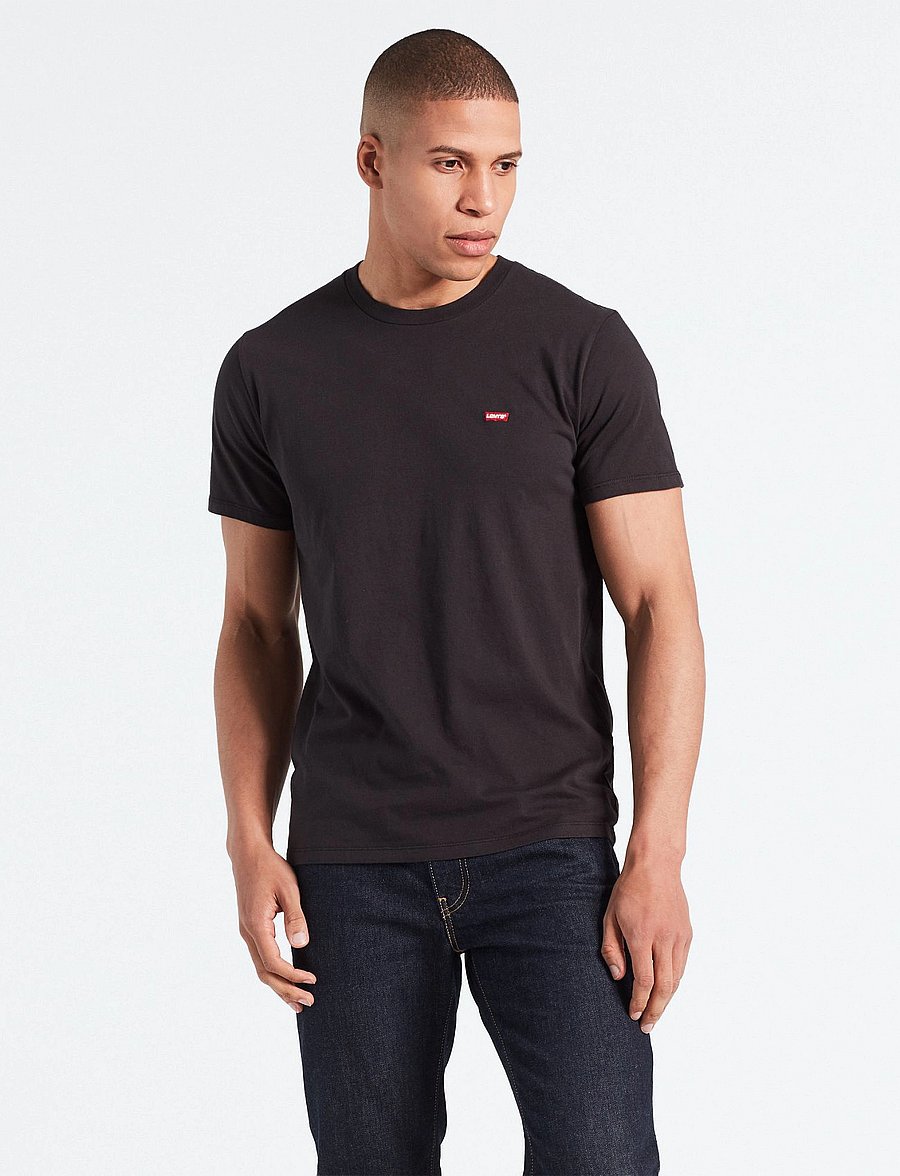 Levi's® - SS ORIGINAL HM TEE MINERAL BLA - kortermede t-skjorter - blacks - 0
